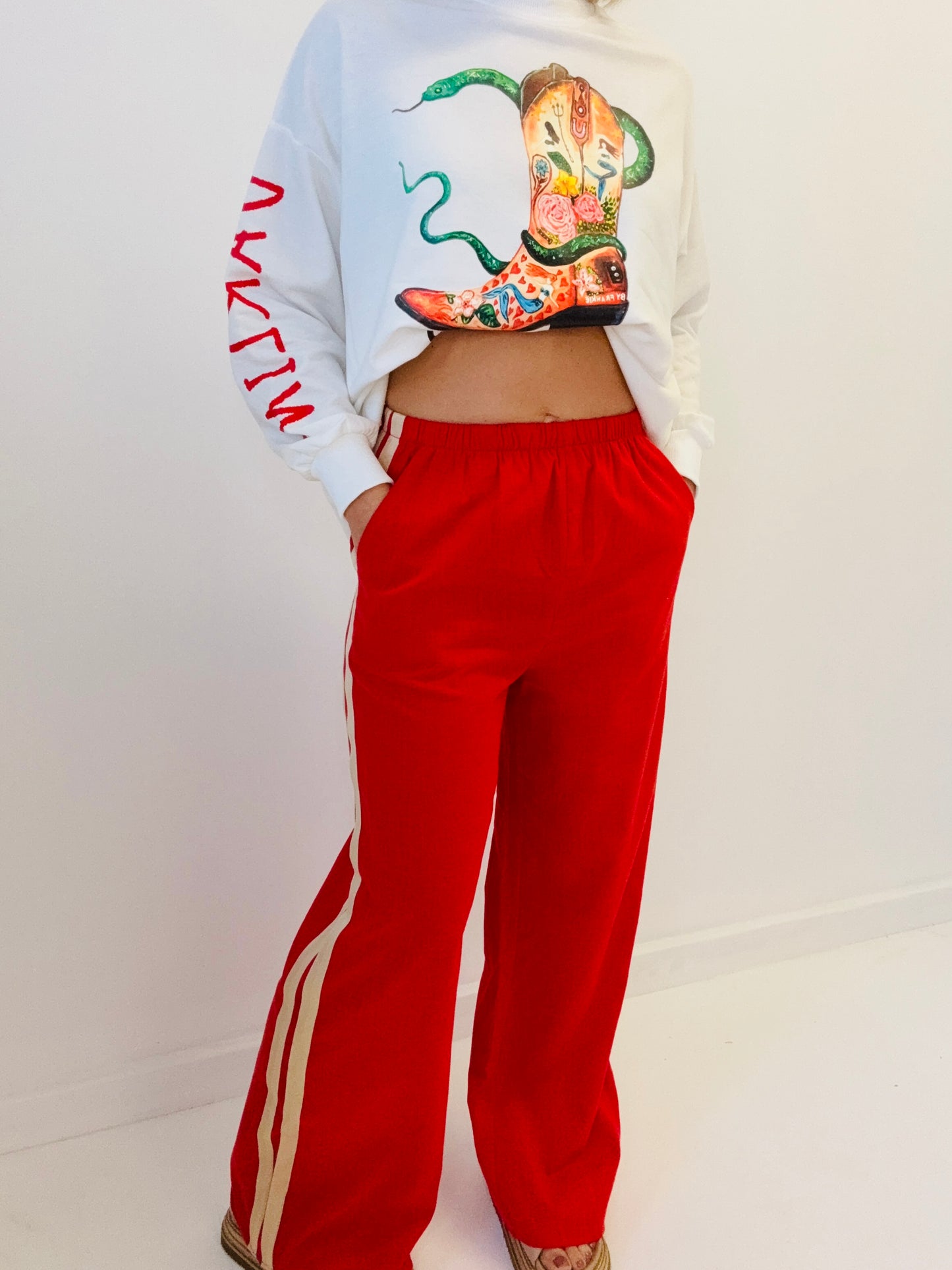 By Frankie / Racer Pant Chilli beige