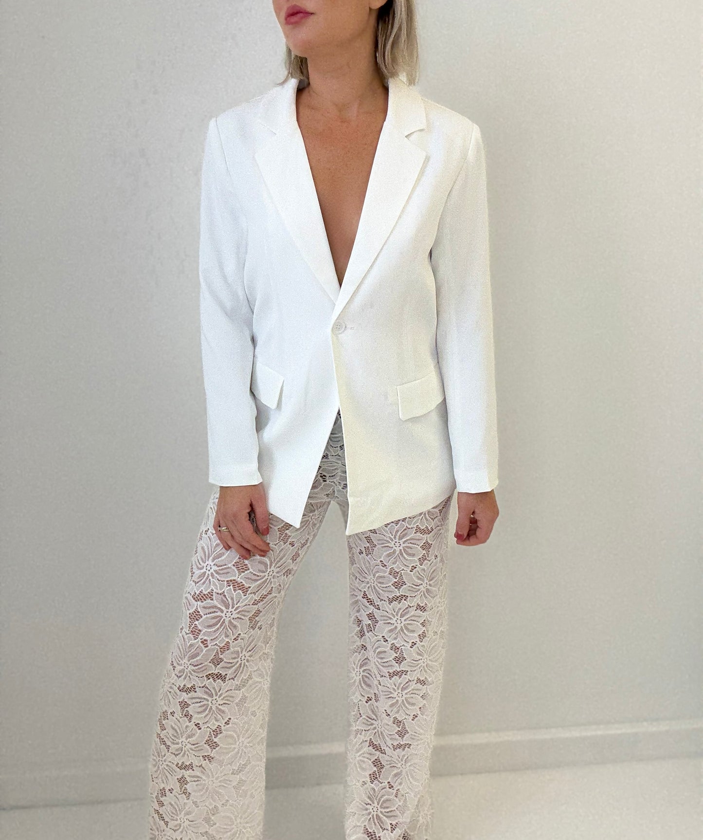 Billie Blazer- White