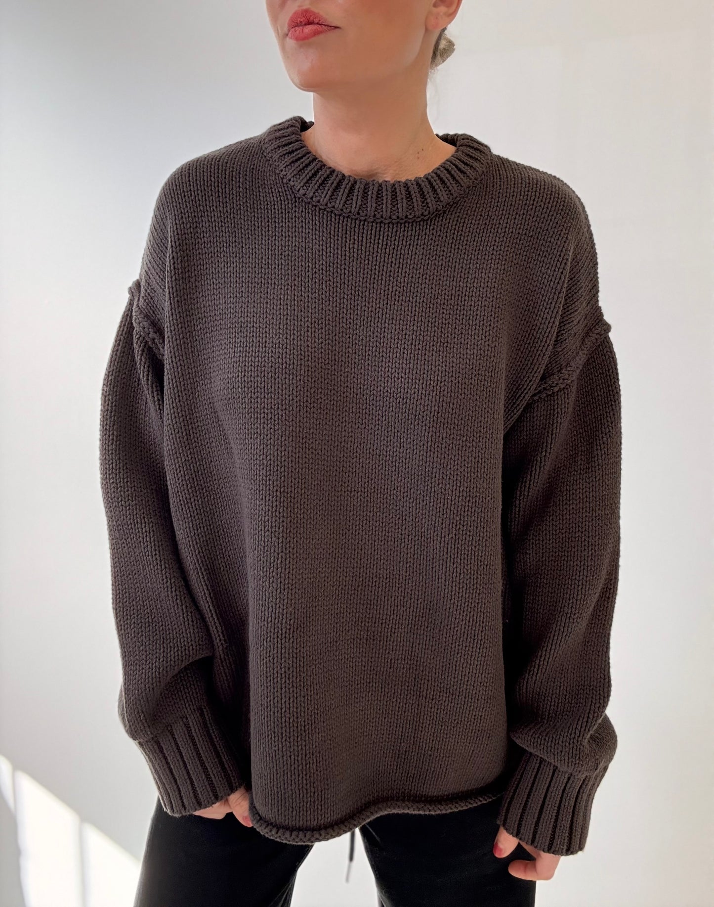 Harper Knit- Chocolate