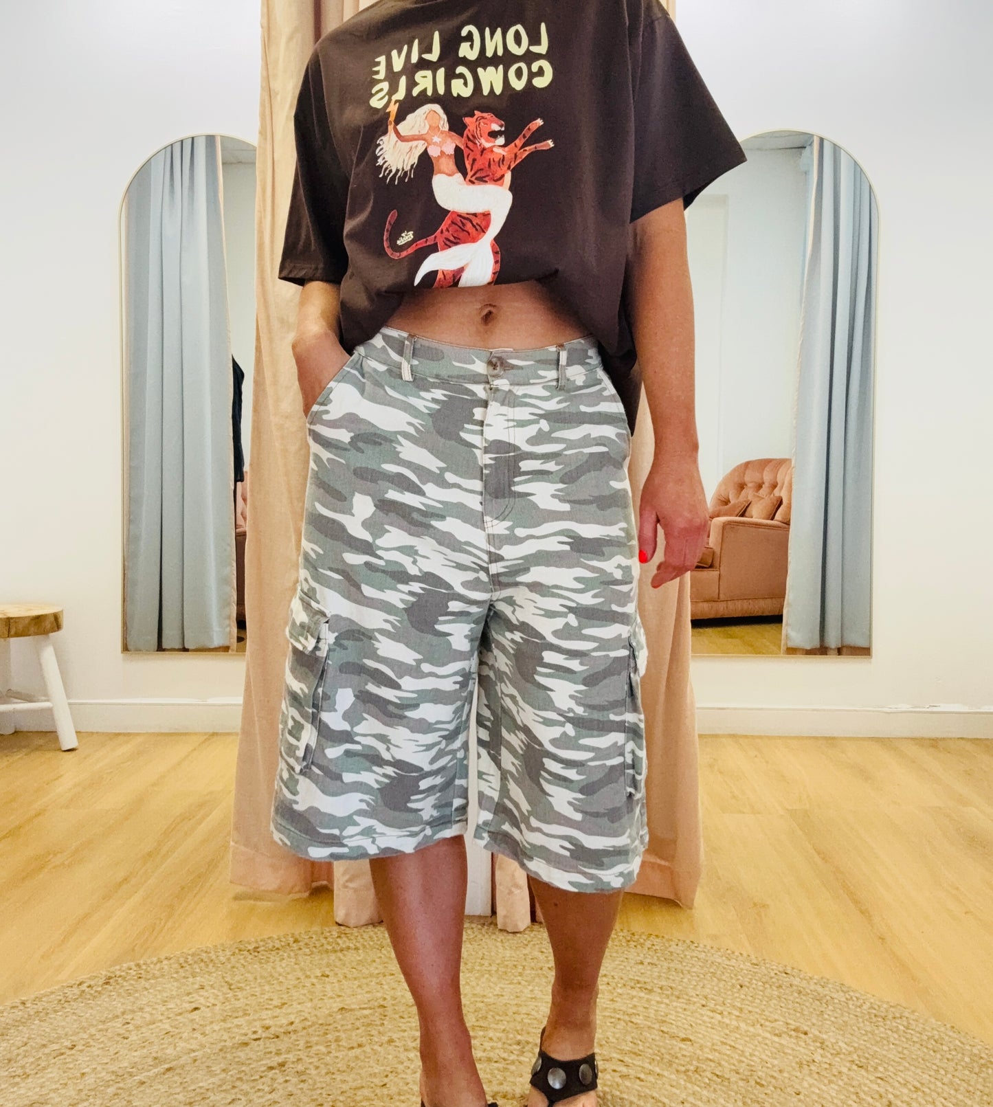 By Frankie/ Cargo Capri- Light Camo