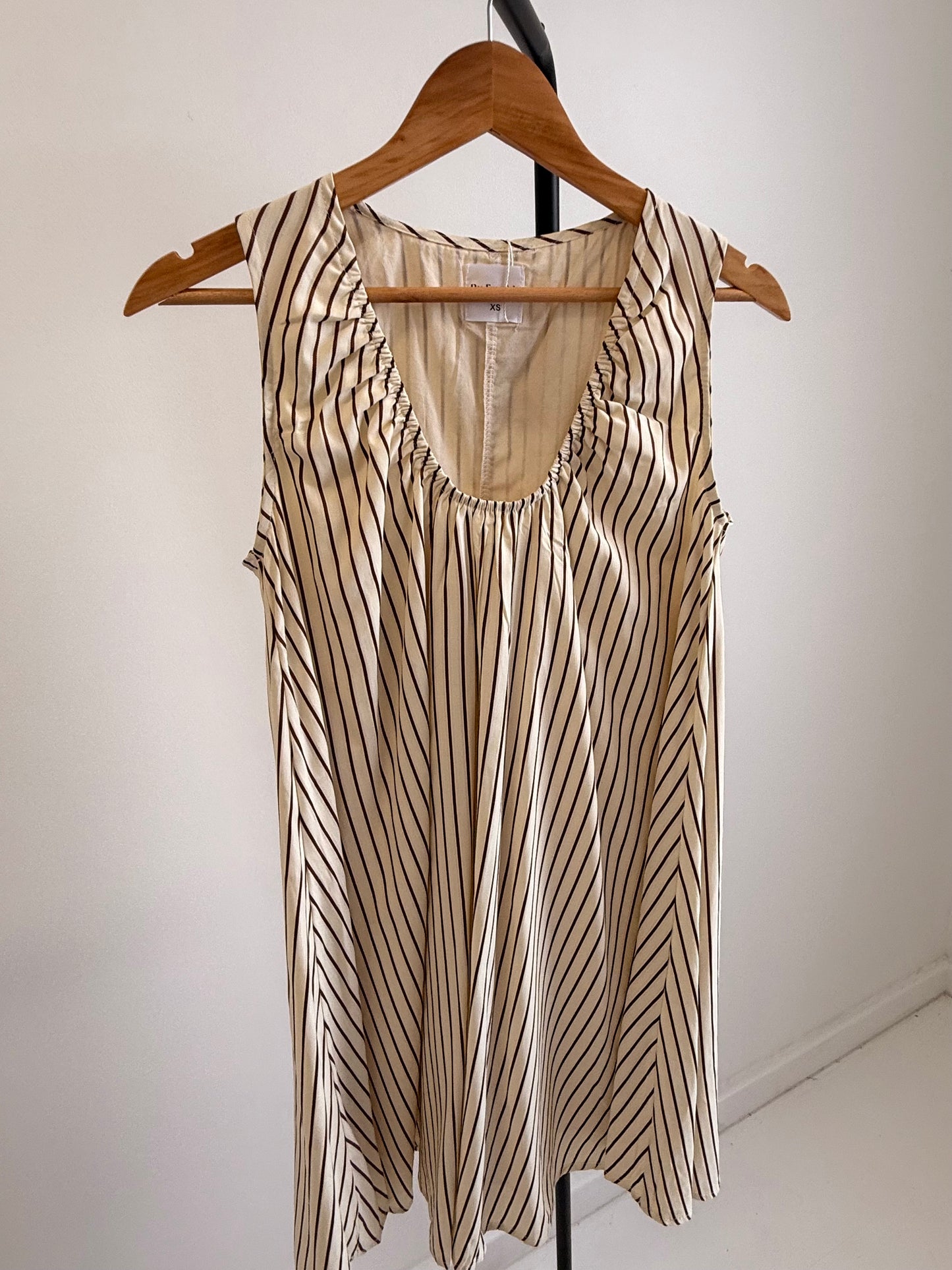 Indie Sun Dress - Cream/ Choc