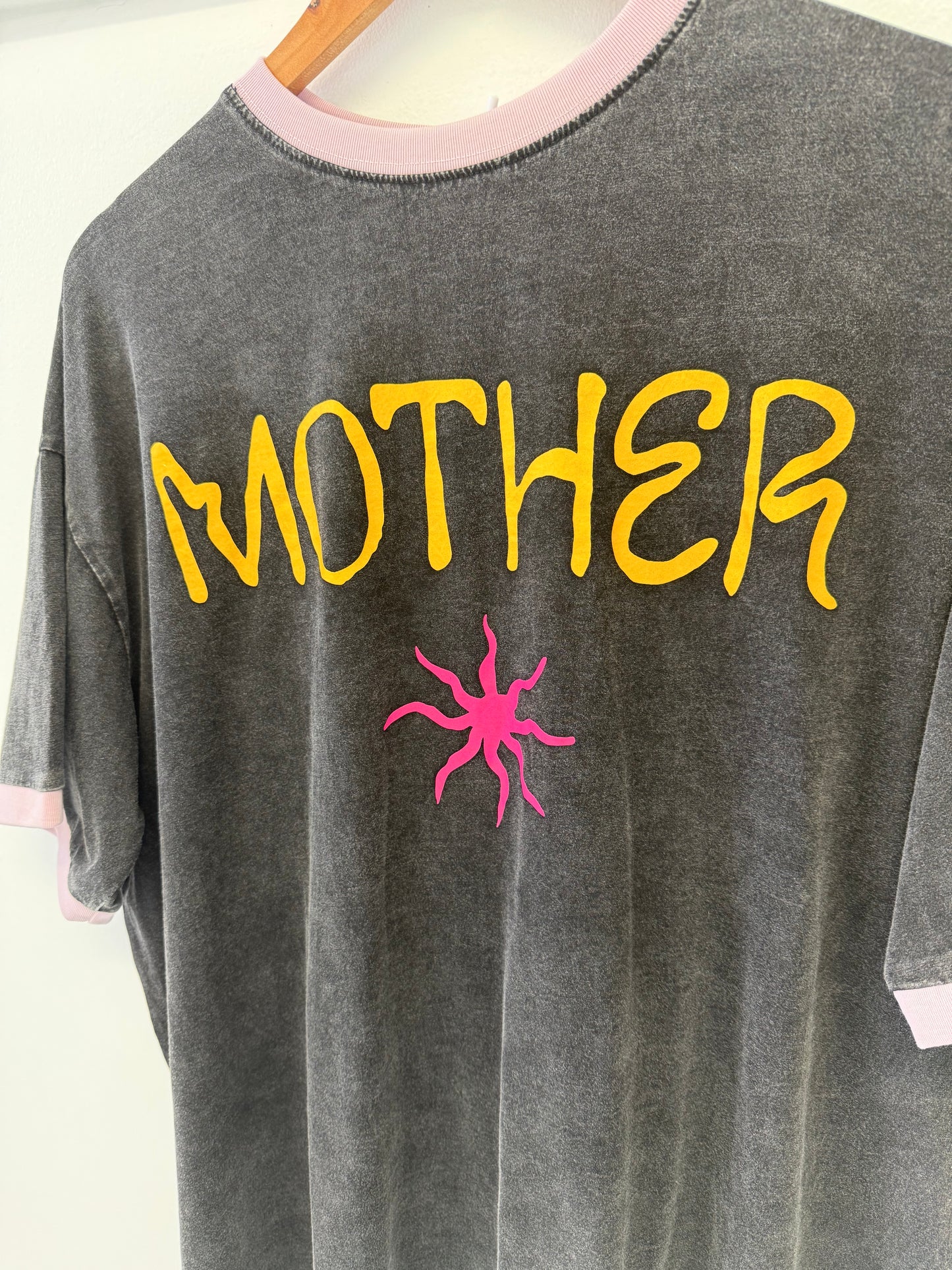 By Frankie/ Mother Sun Tee-Acid Wash