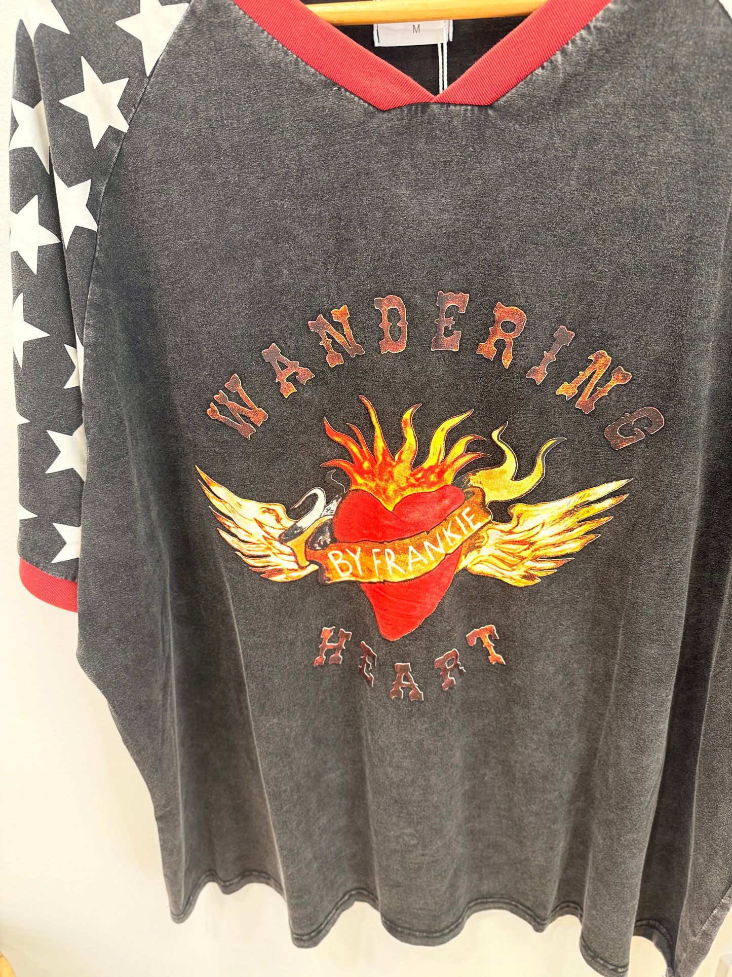 By Frankie/ Wandering Heart-Acid Wash/Cherry