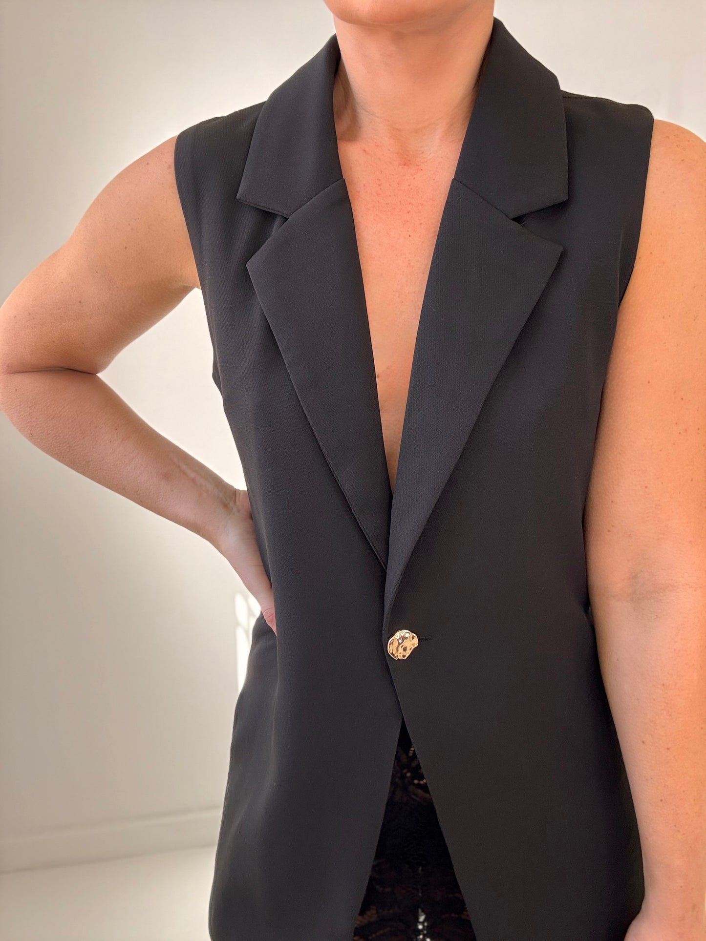 Mya Vest Set- Black