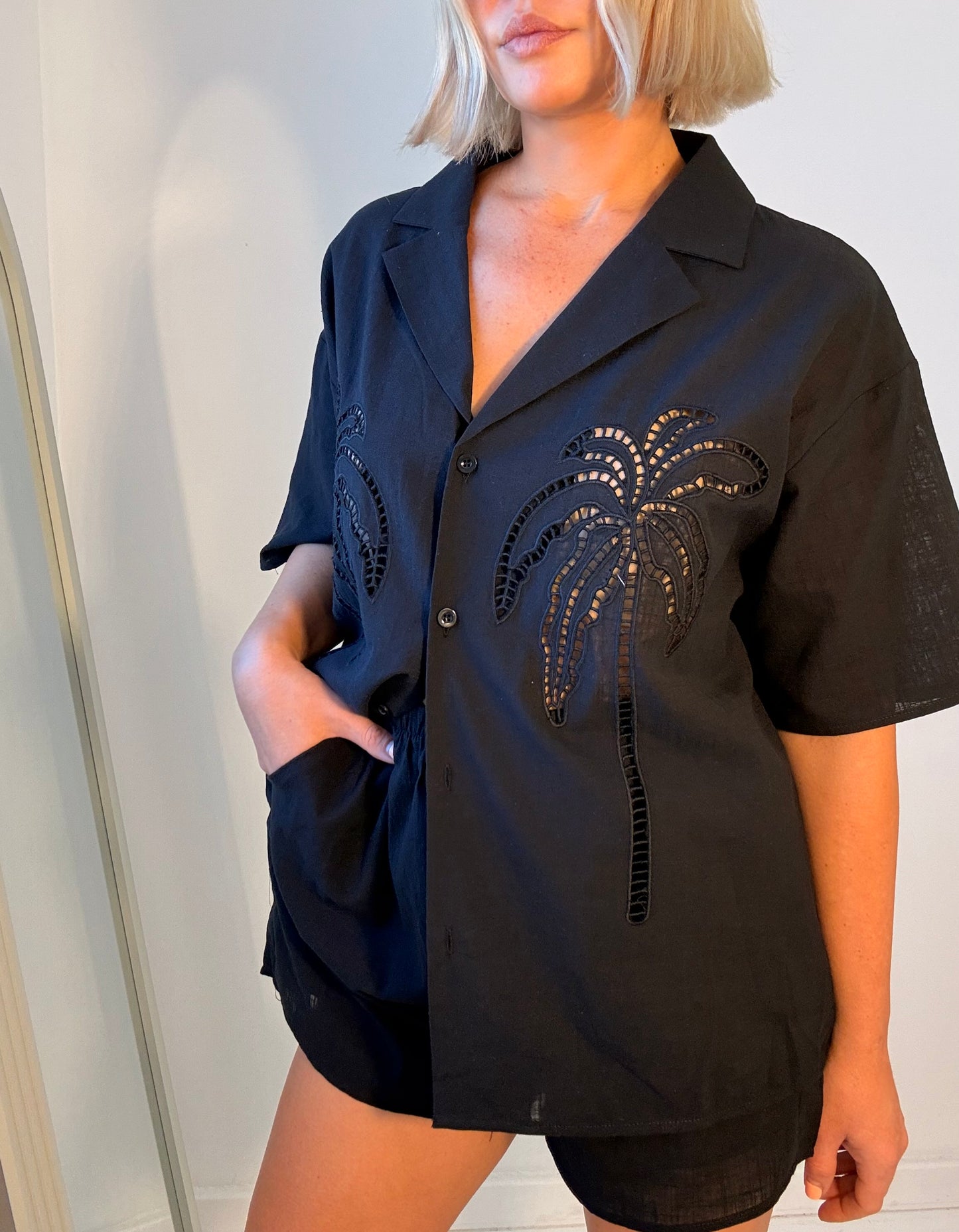 By Frankie/ Lottie Palms Set- Black