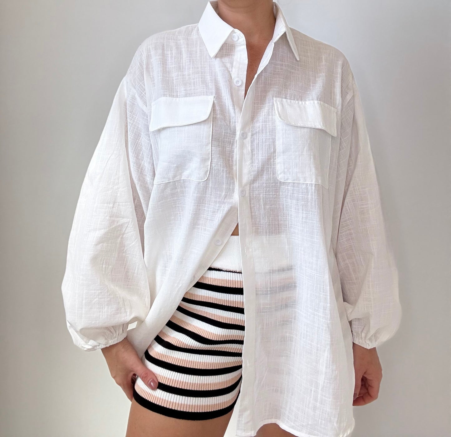 By Frankie / Boho Blouse- white