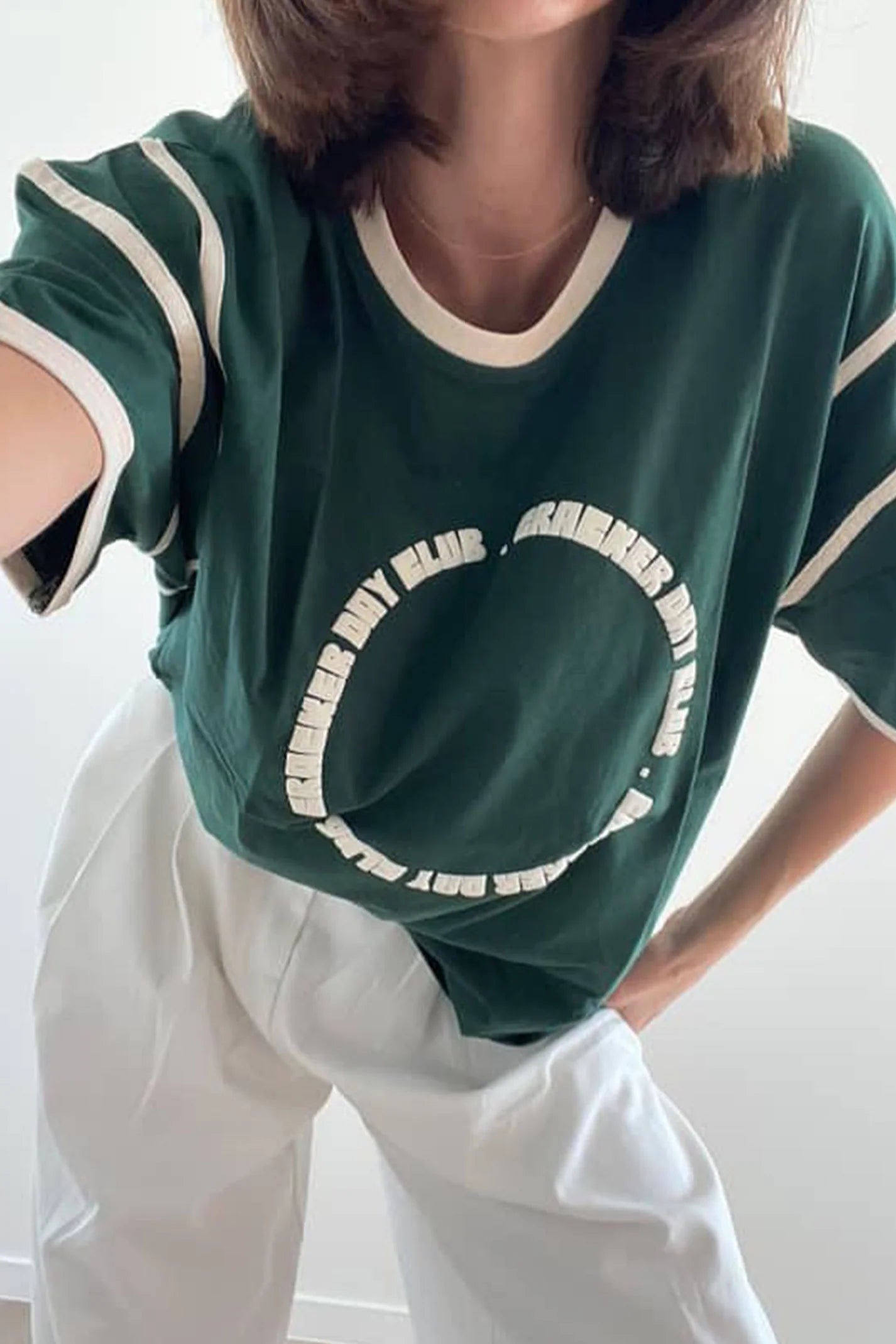 RACER CLUB TEE SHIRT - FOREST