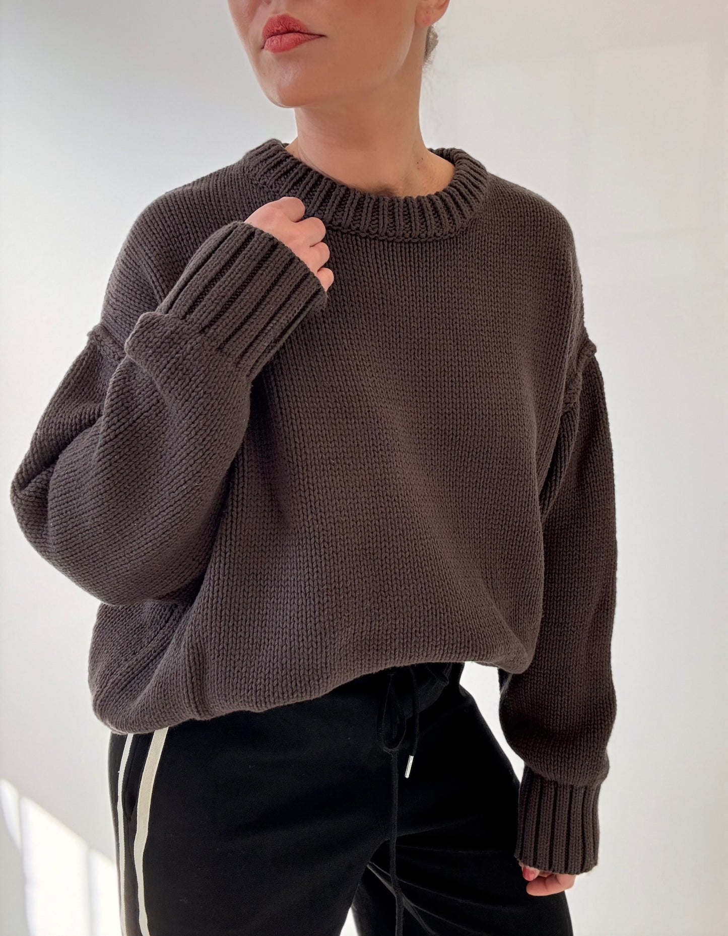 Harper Knit- Chocolate
