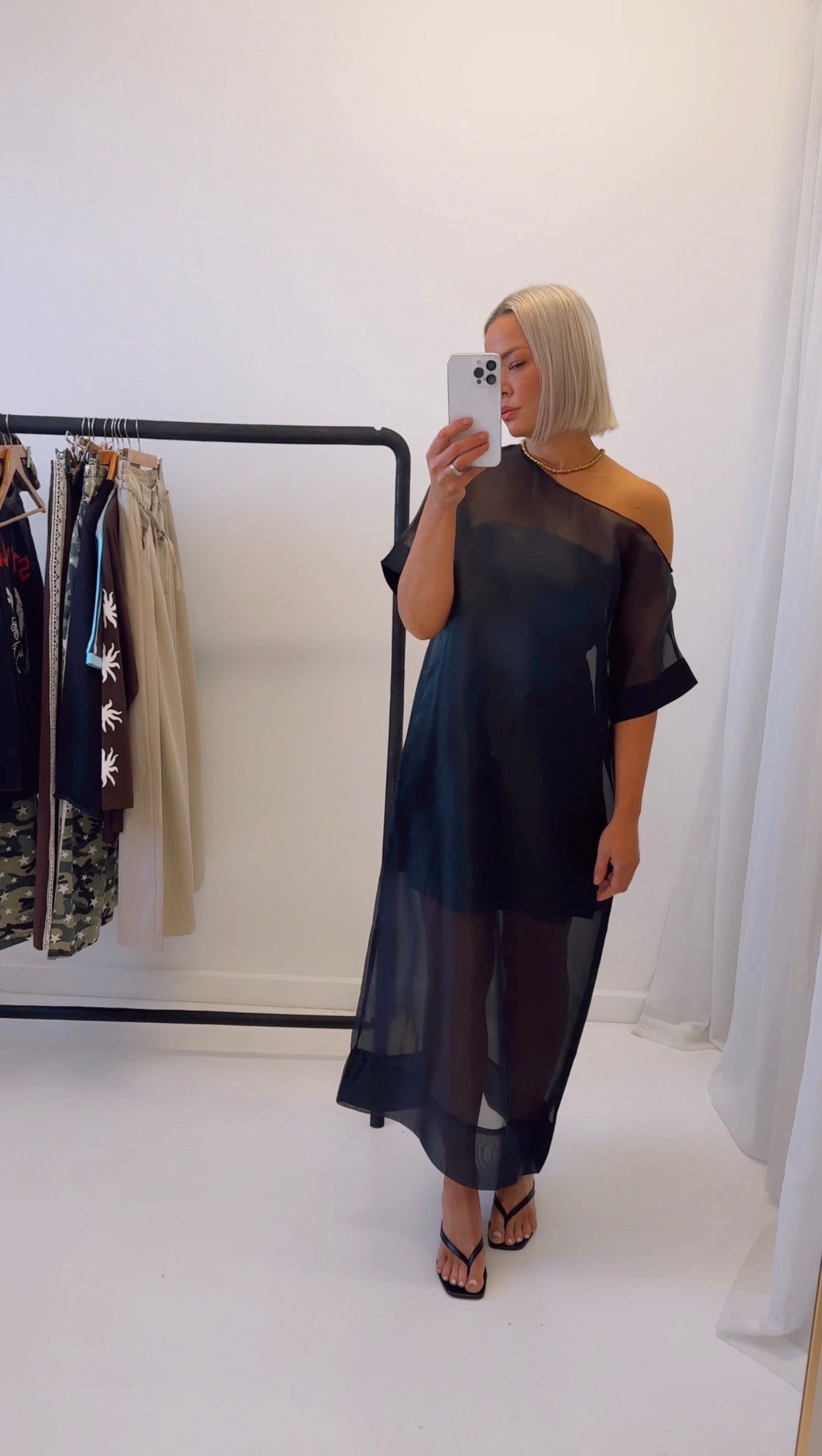 By Frankie/ Organza Maxi Dress
