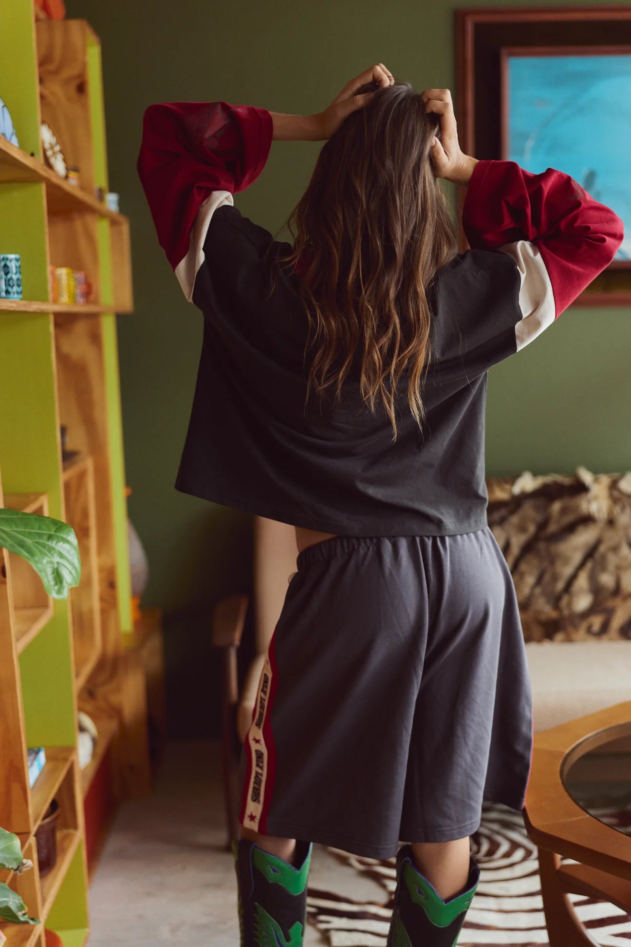 ONLY LOVERS LEFT- MUSTANG BOXY LONG SLEEVE TEE