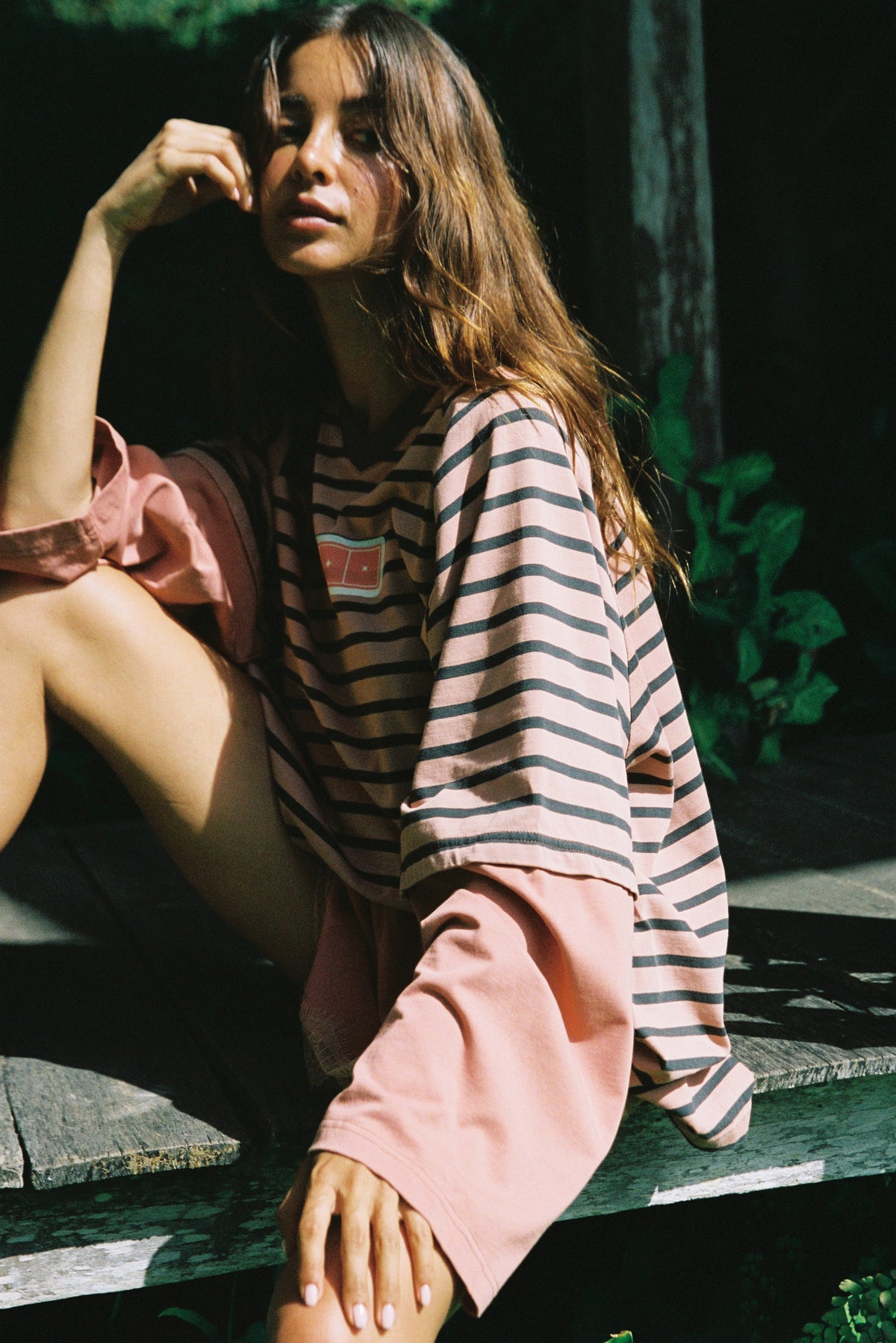 CIAO CIAO/ DOUBLE TROUBLE LS TEE