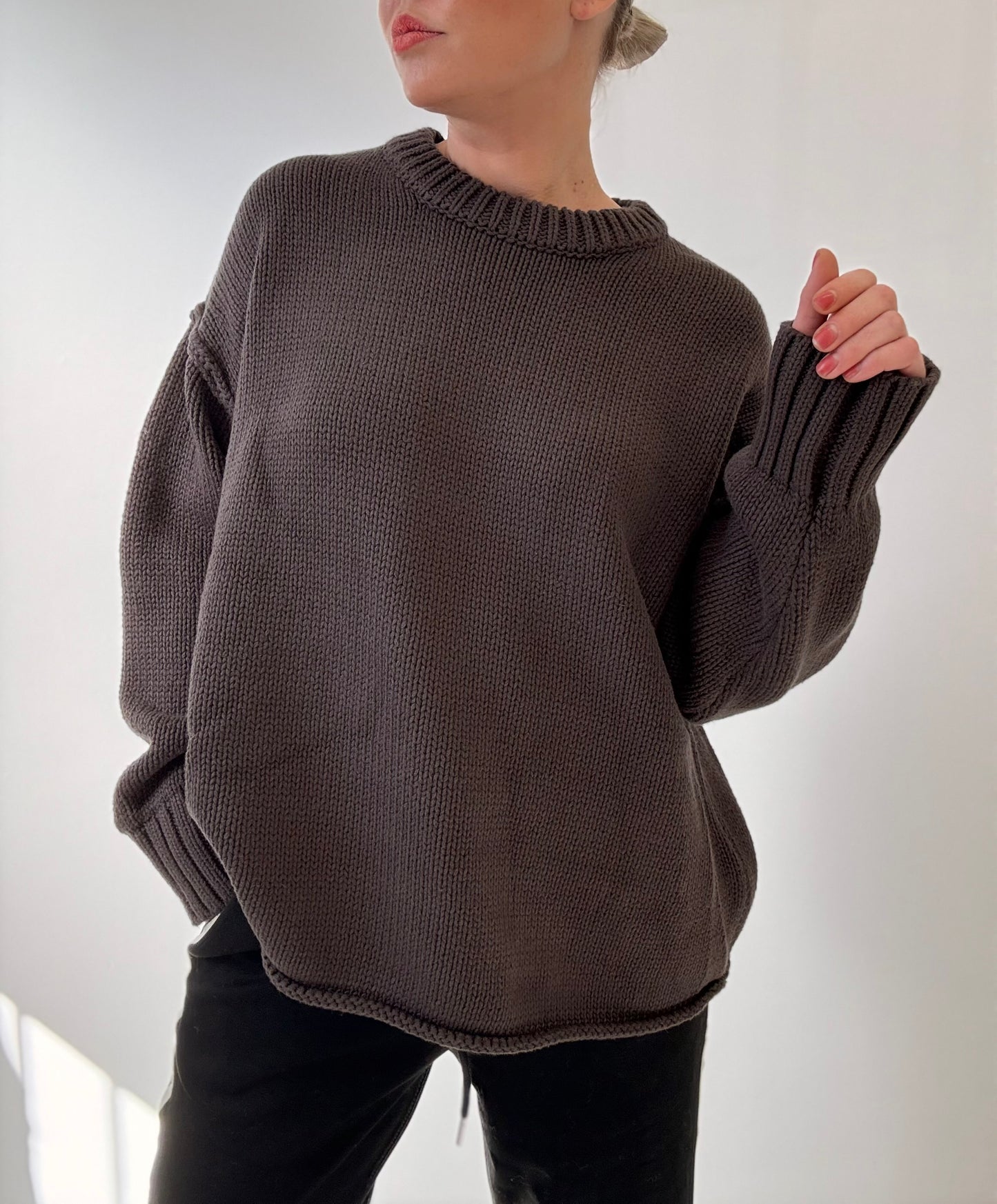 Harper Knit- Chocolate