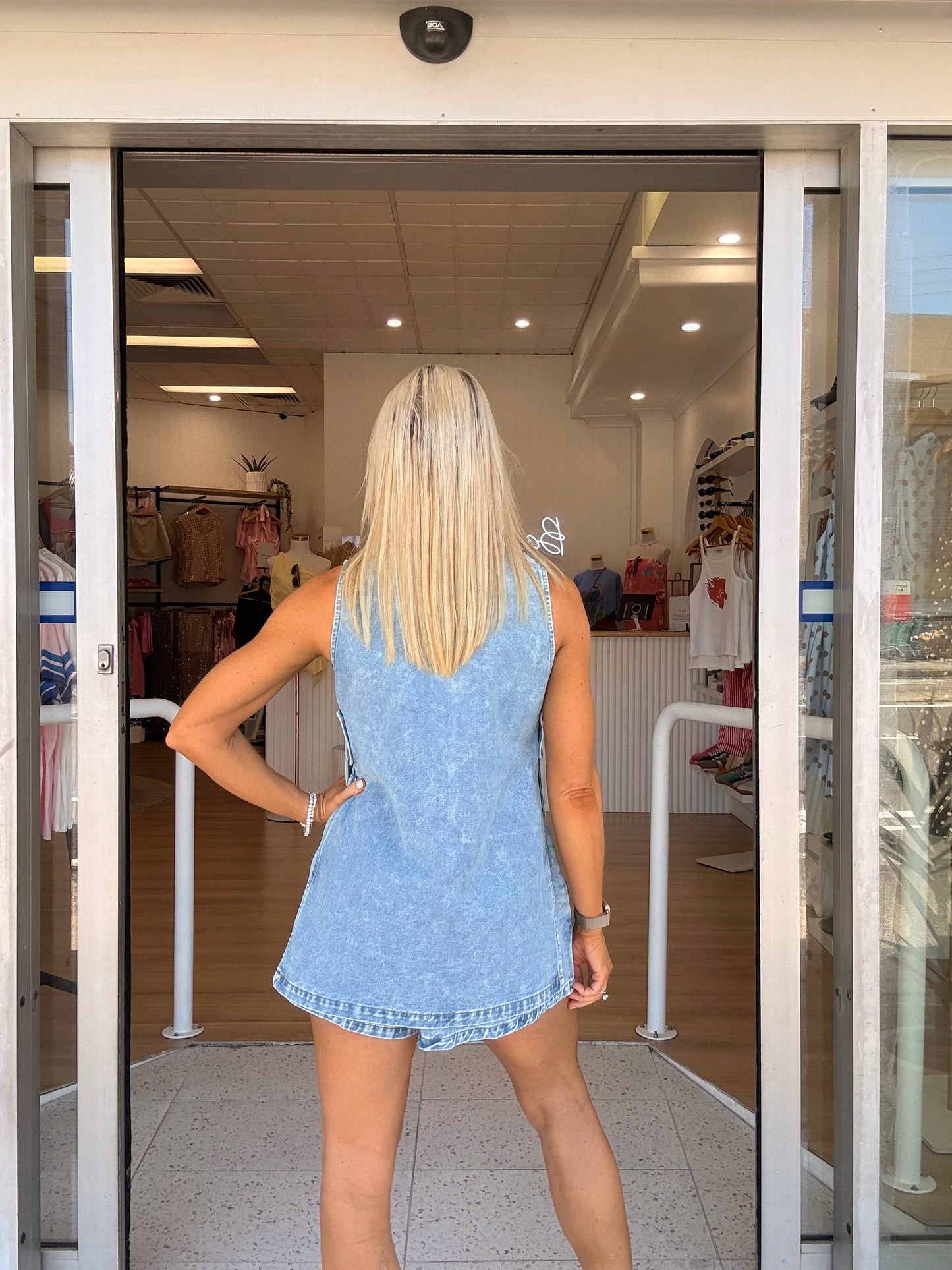 By Frankie/ Holiday Set-Light Denim