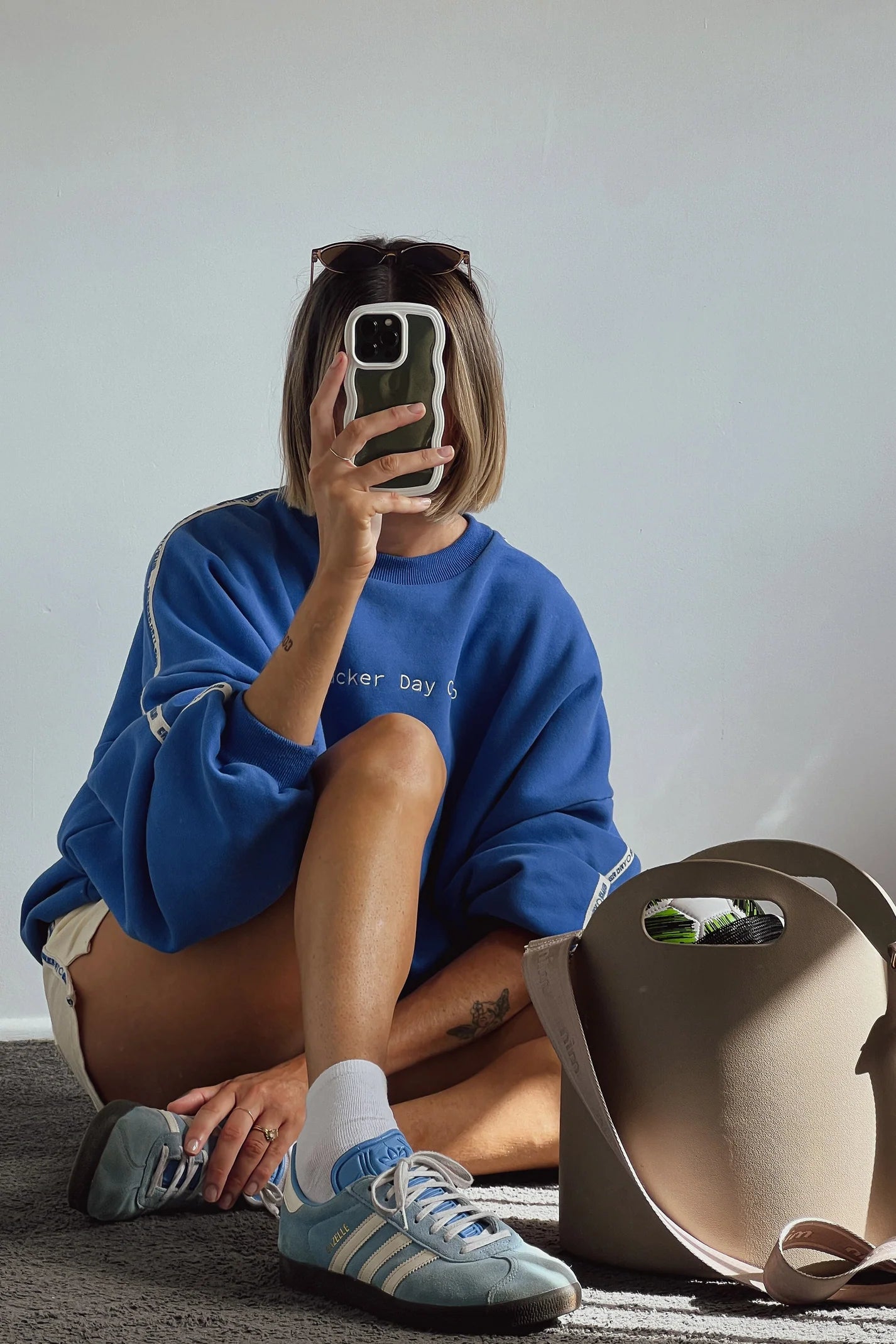 CLOUD RACER SWEATER - BLUE