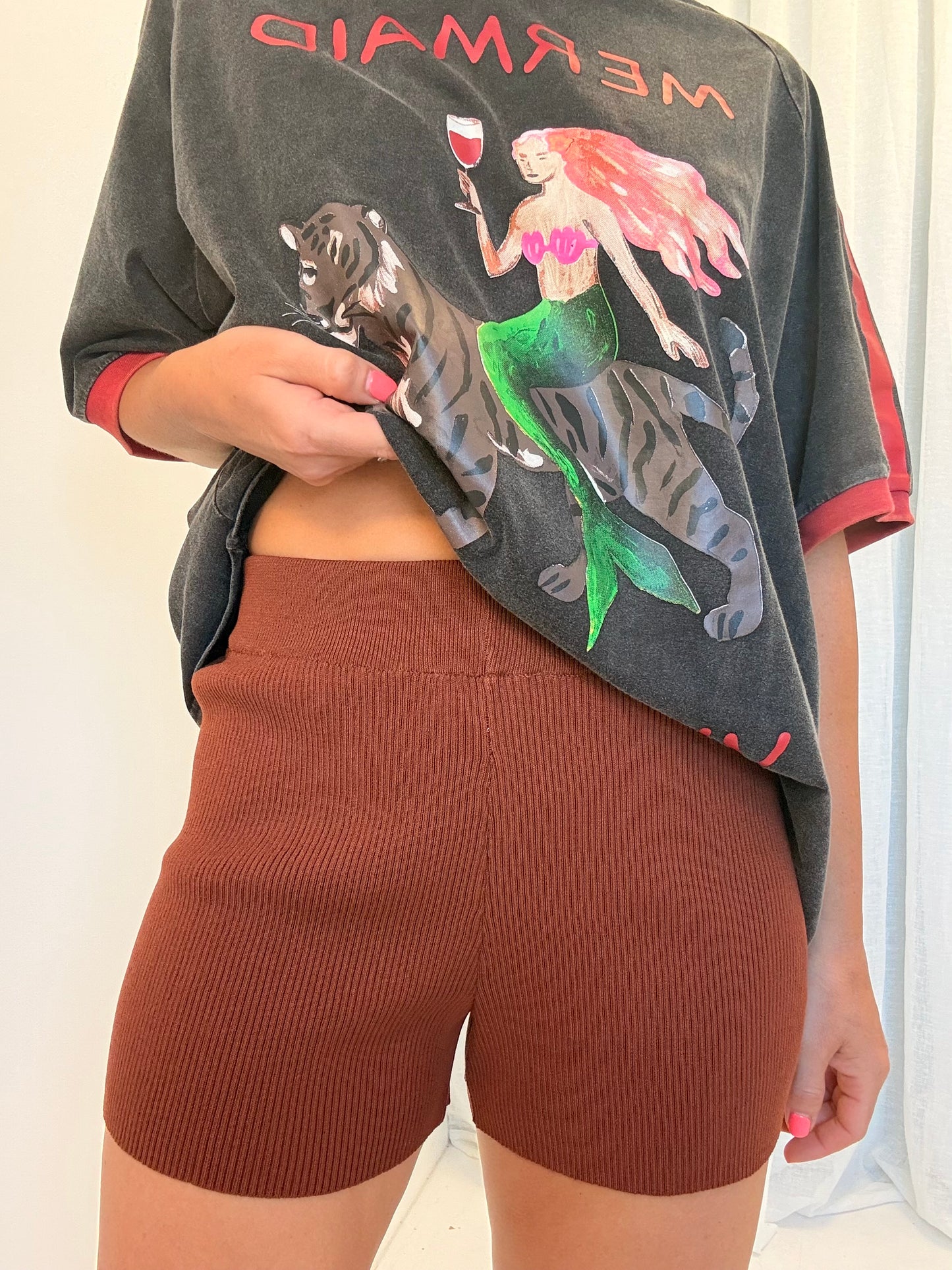 Sol knit Short- Mocha