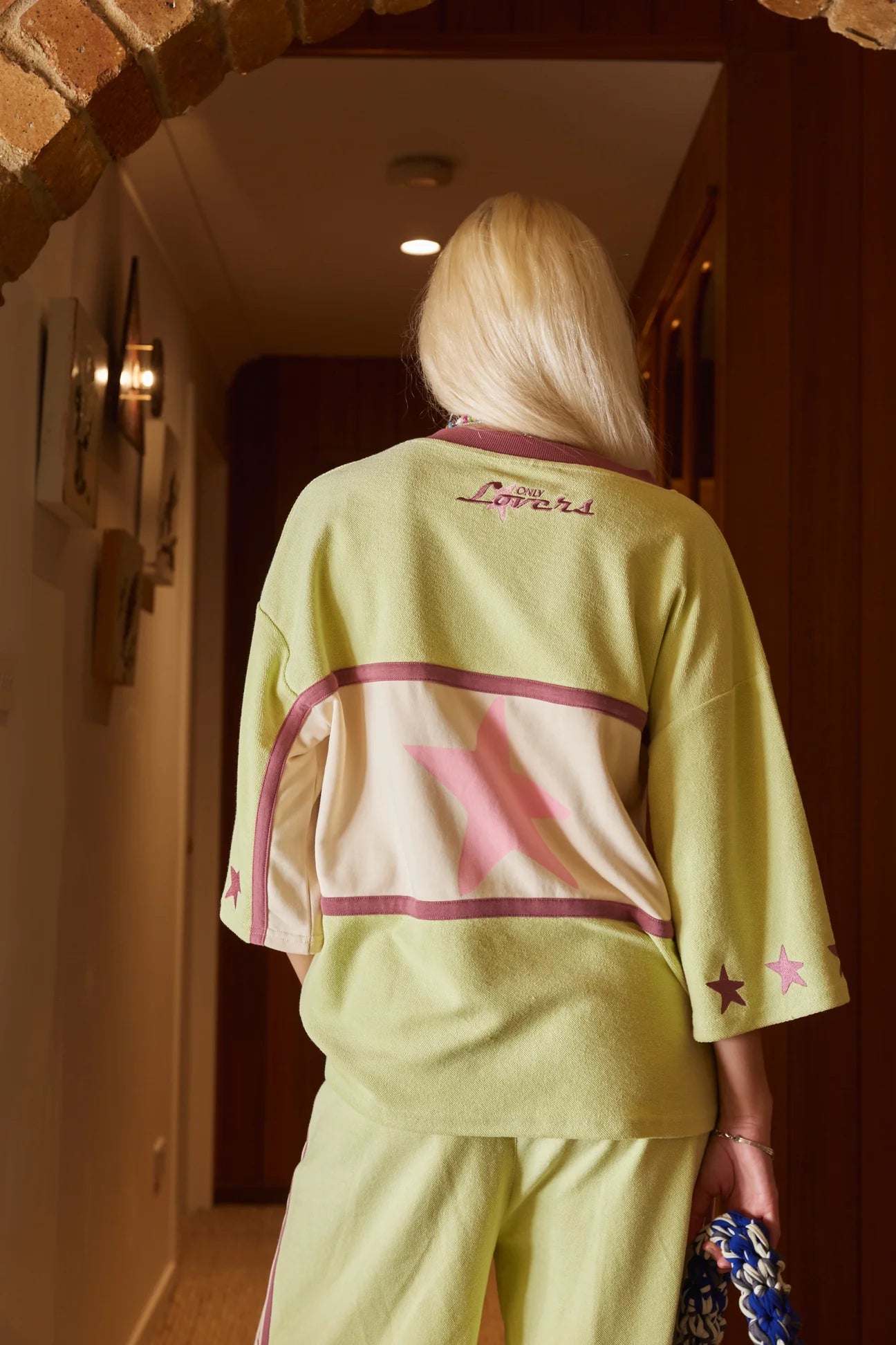 ONLY LOVERS LEFT-
SURF LEAGUE JERSEY - PISTACHIO