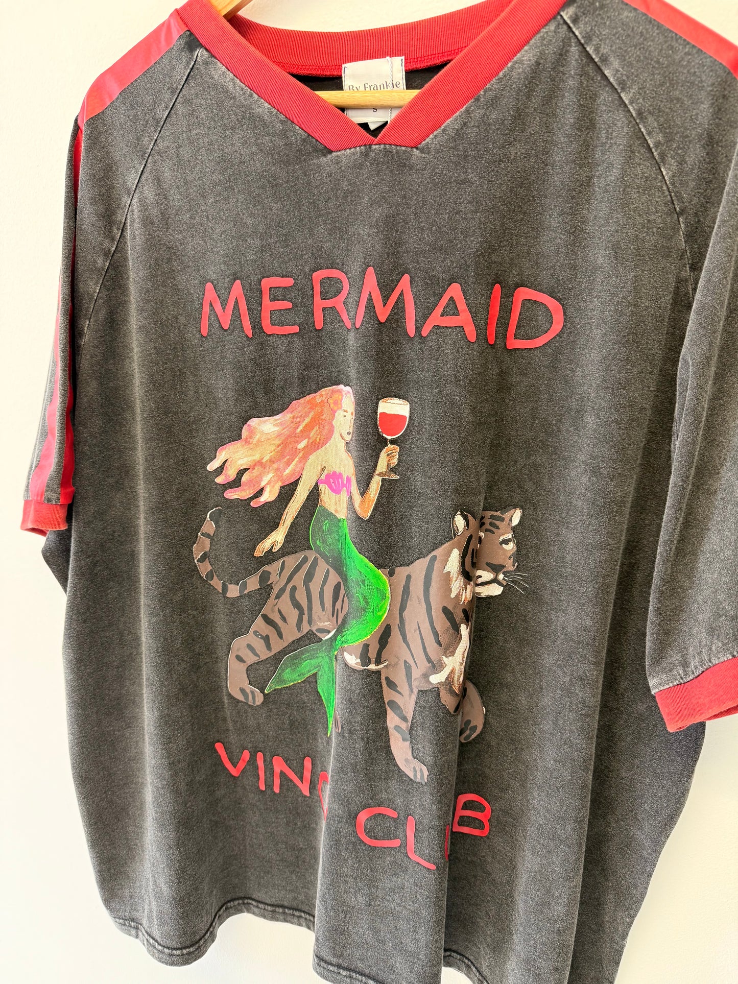 By Frankie/ Mermaid Vino Club- Acid Wash/ Wine