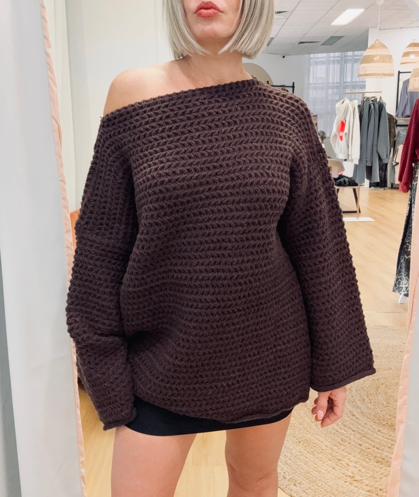 Nova knit- chocolate