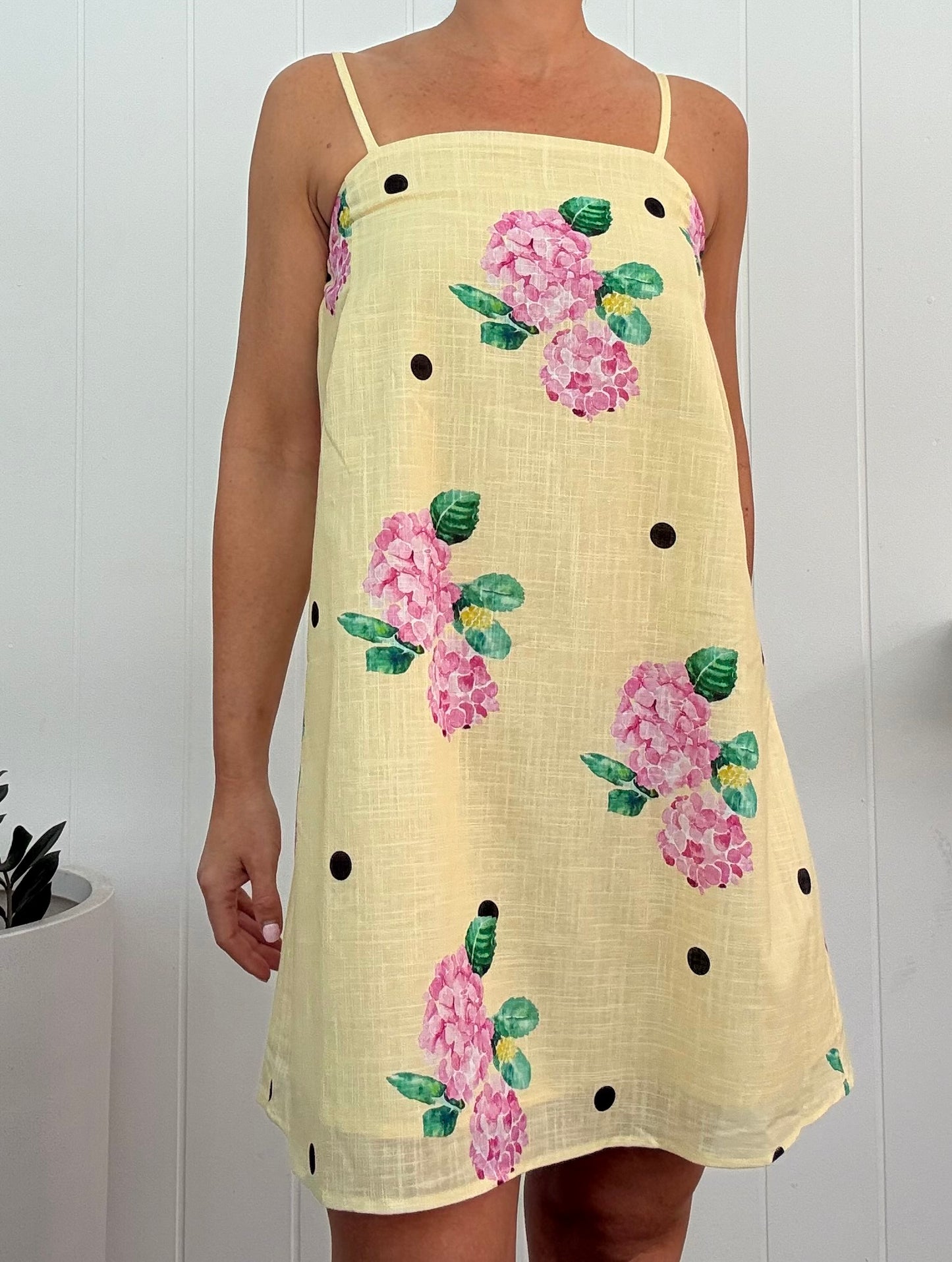 By Frankie/ Hydrangea Polka Dress