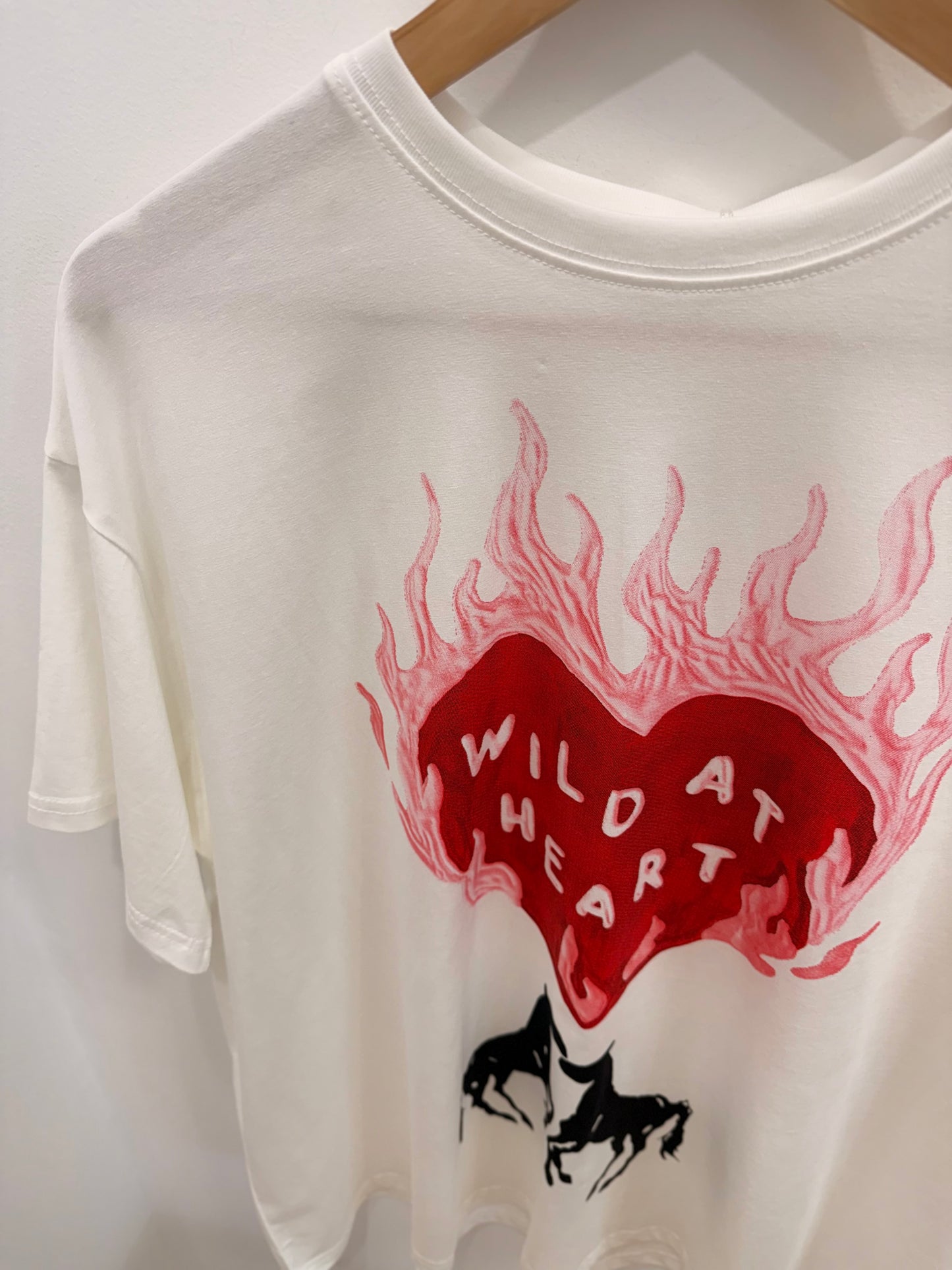 By Frankie/ Wild At Heart Tee- White