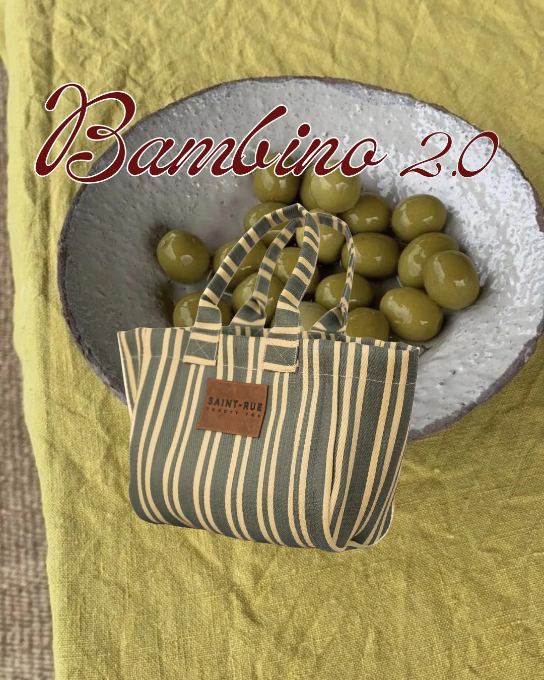 SAINT RUE 22- Bambino 2.0 Olive