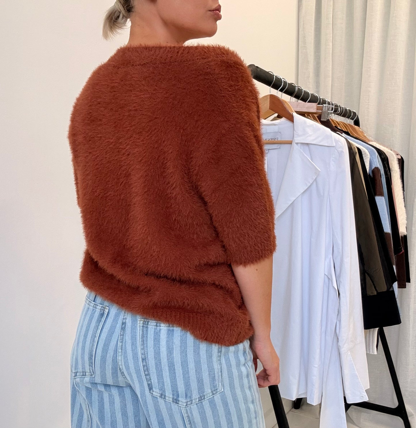 Sofia Knit Top- Auburn