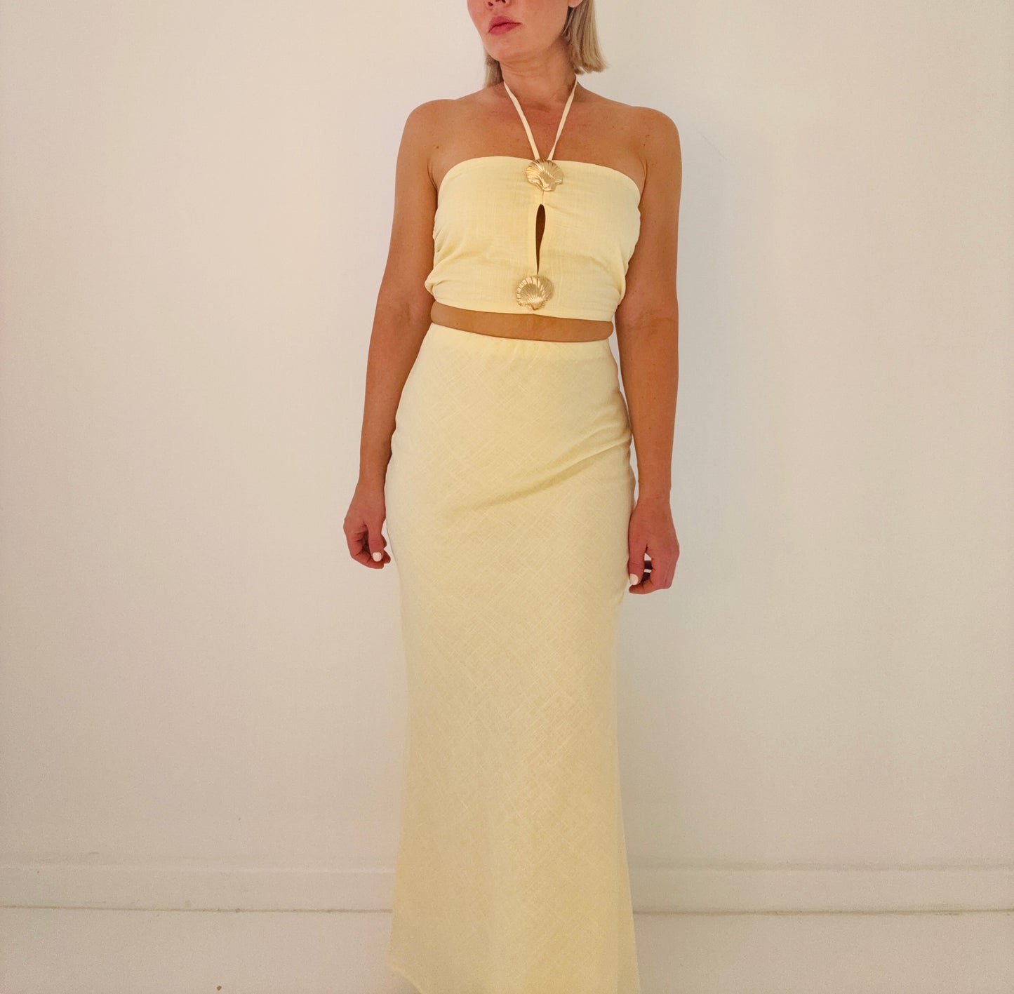 Soleil Skirt Set - Butter