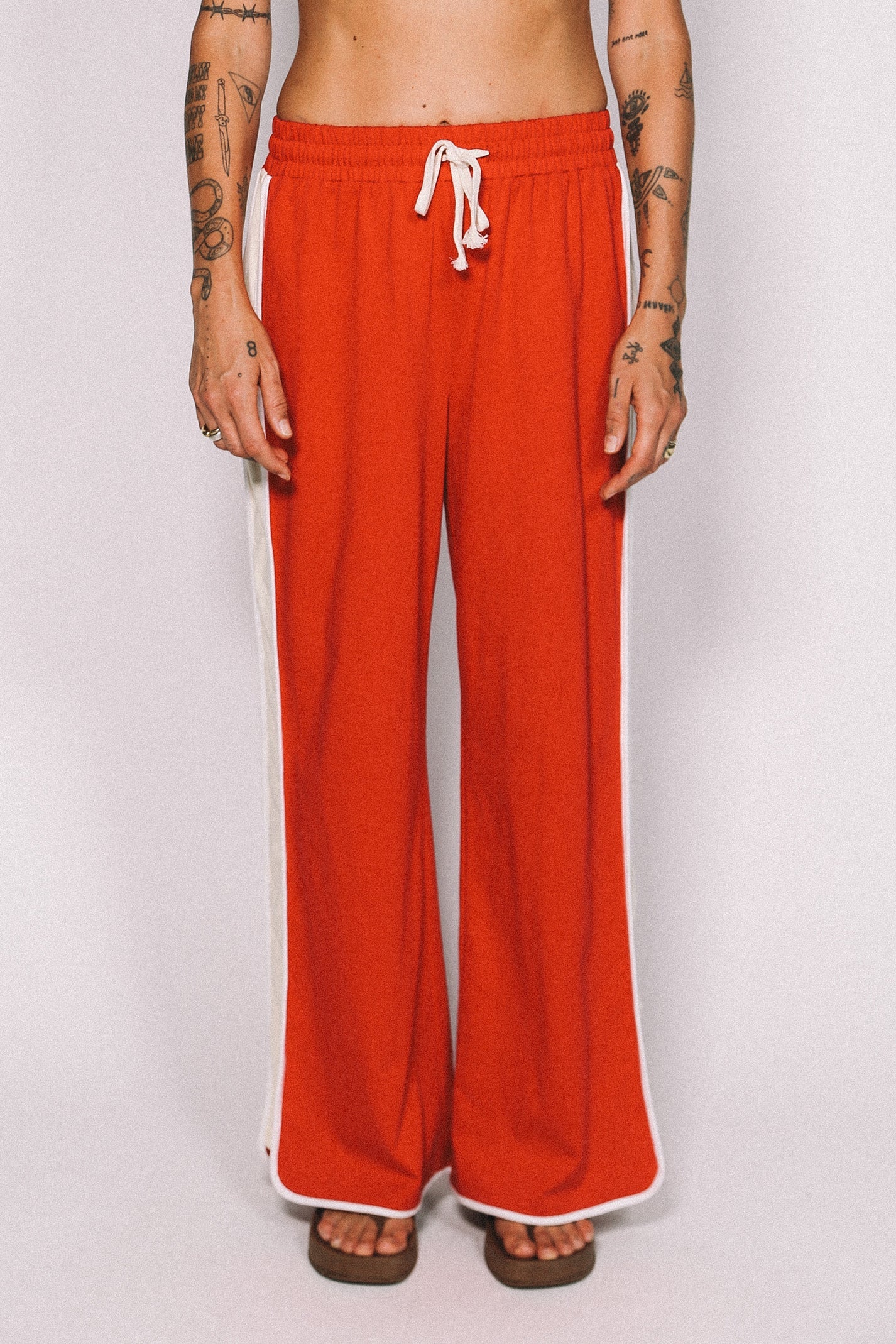 Cracker Day Club- LAZY DAY RETRO PANTS - RED