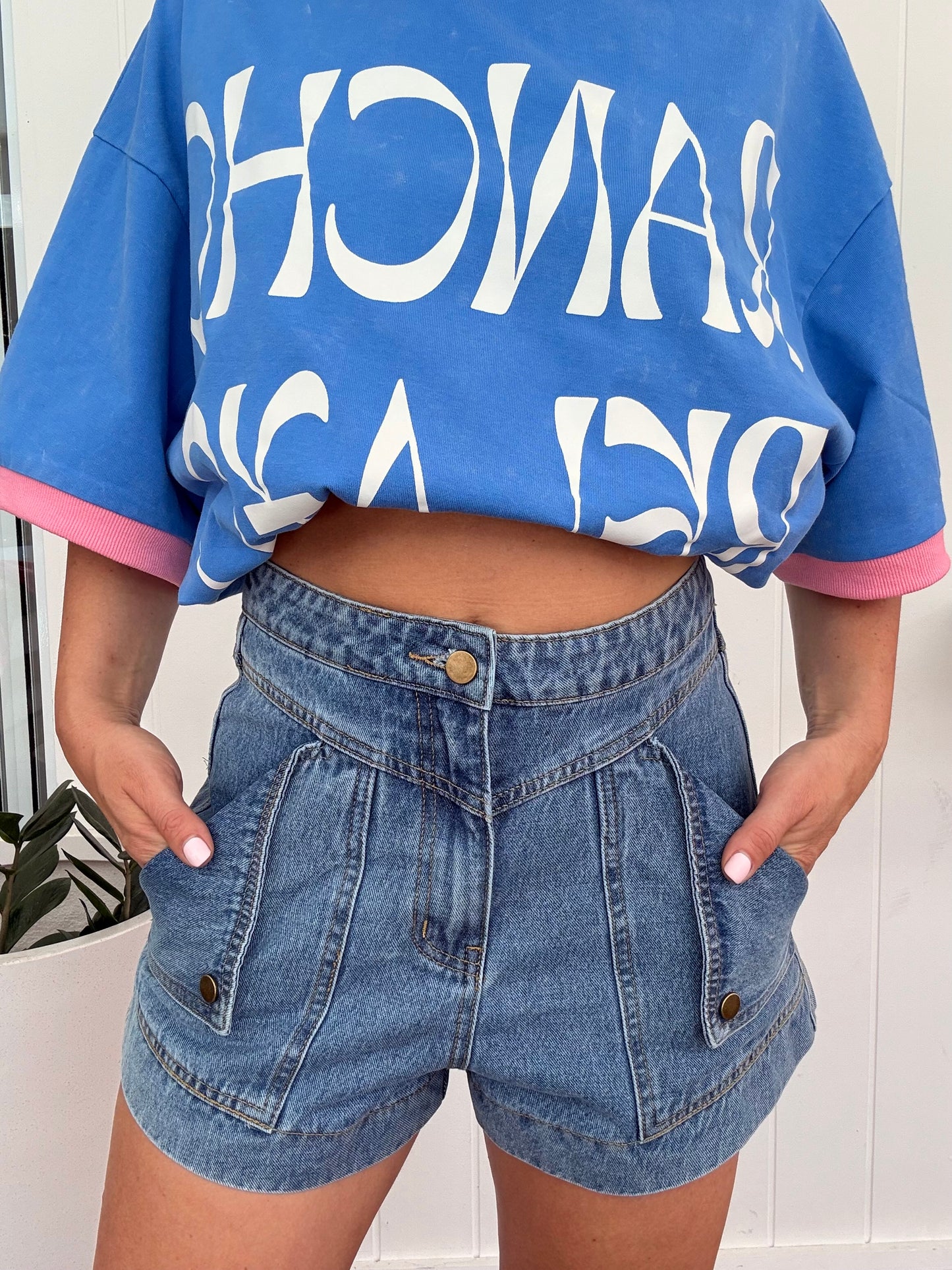 Summer Denim Short- Blue Wash