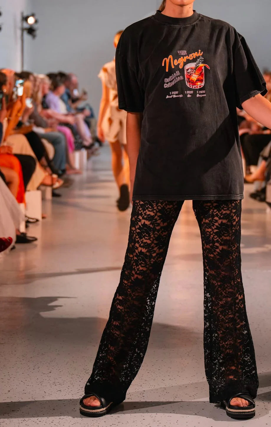 DOLCE LACE PANT BLACK