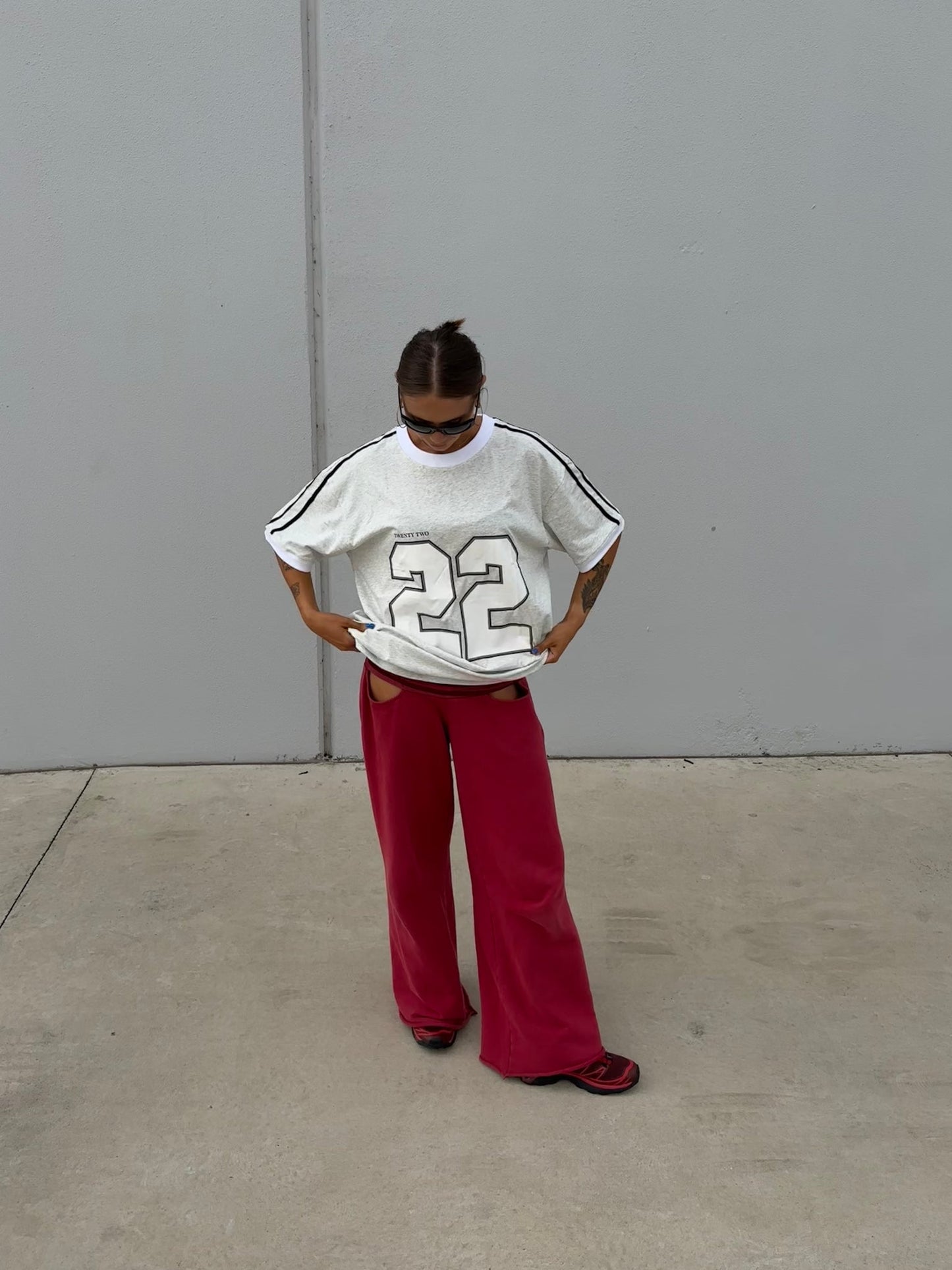 SSAINT Twenty Two Tee-Grey