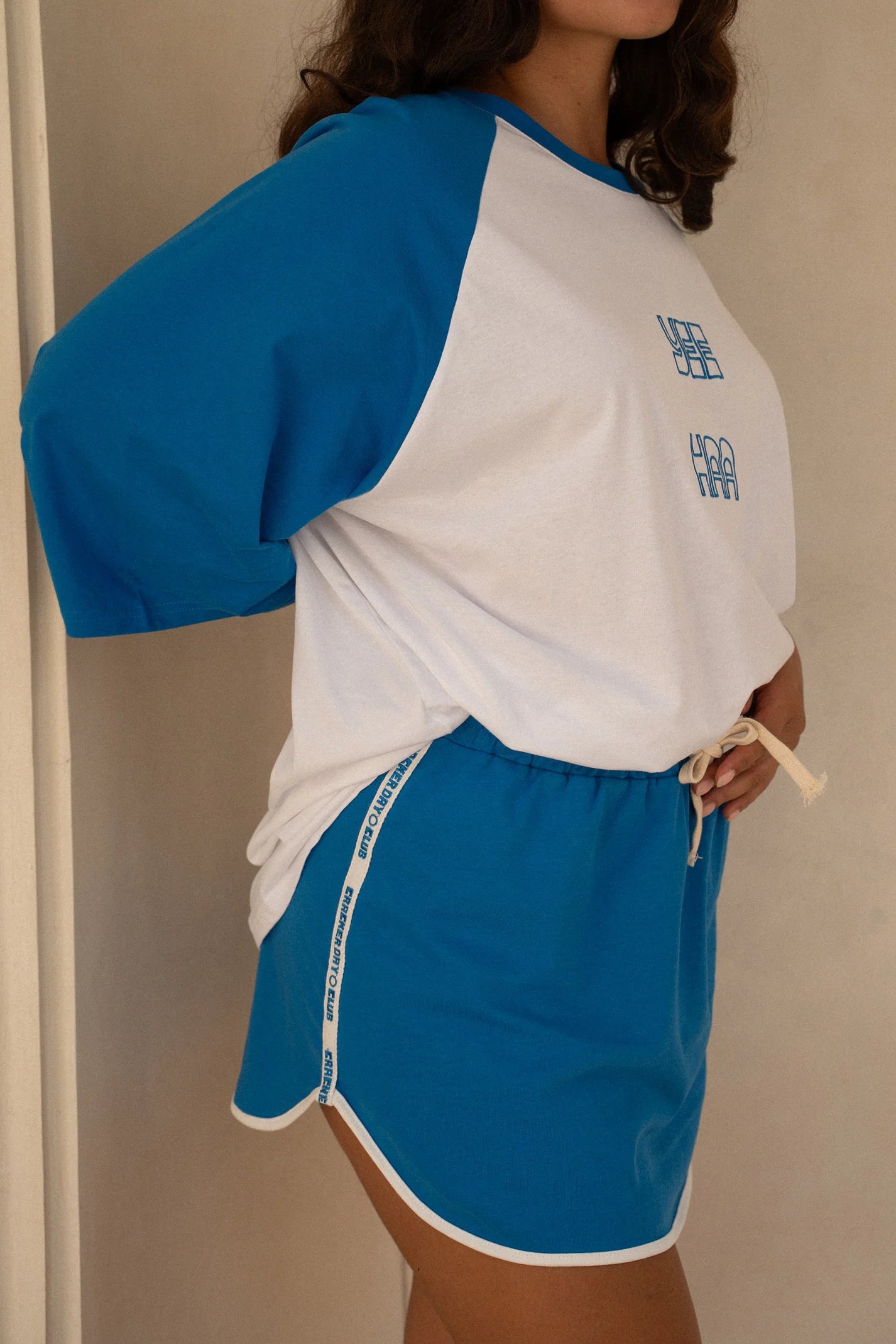 Cracker Day Club/ RETRO SKIRT - BLUE