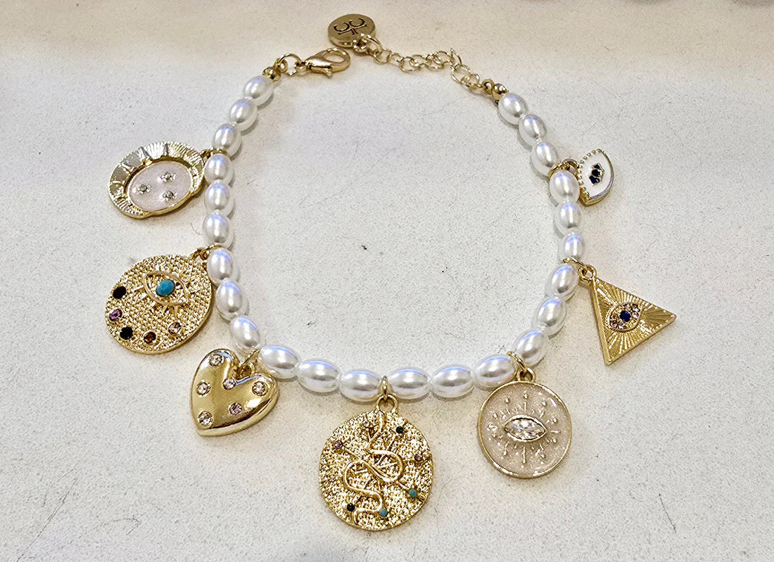 Lunar Pearl Bracelet