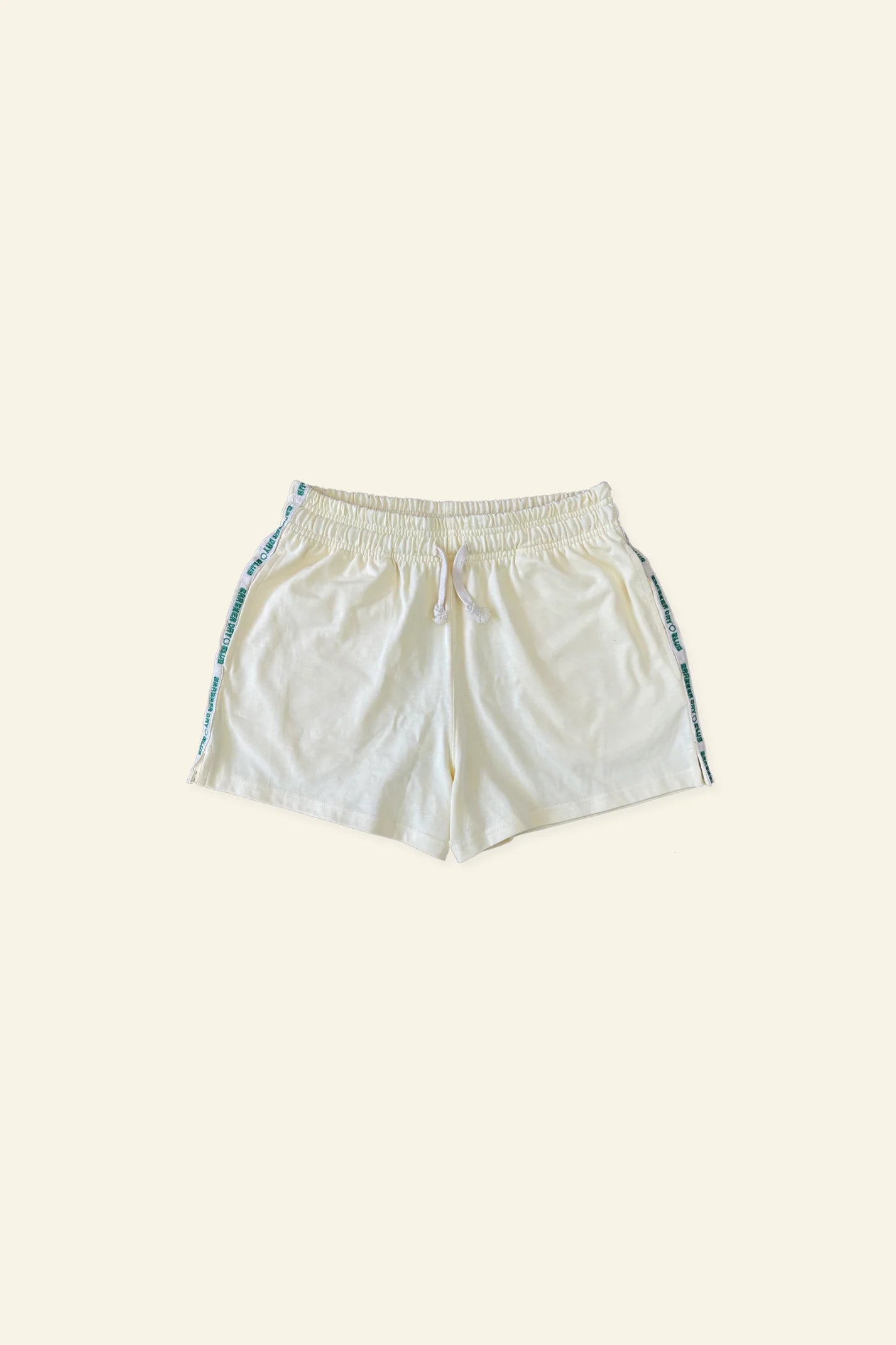 CRACKER DAY-RACER CLUB SHORTS - BUTTER/FOREST