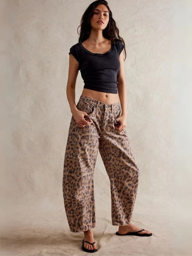 Nora/Animal Barrel Jeans 