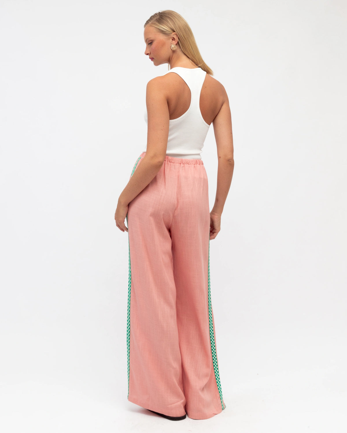 EVERYDAY PANTS- Peach/Lime