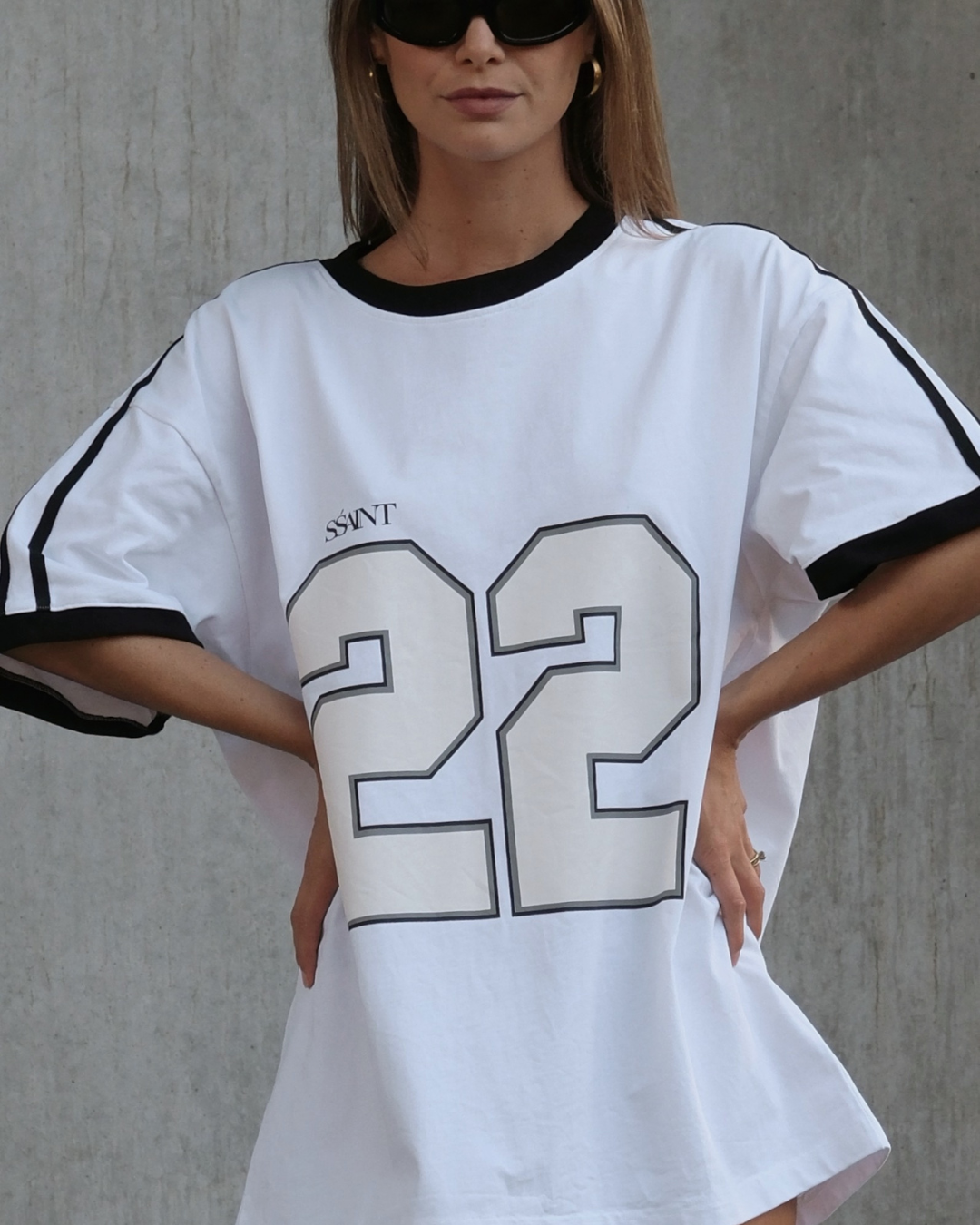 SSAINT- TWENTY TWO TEE WHITE
