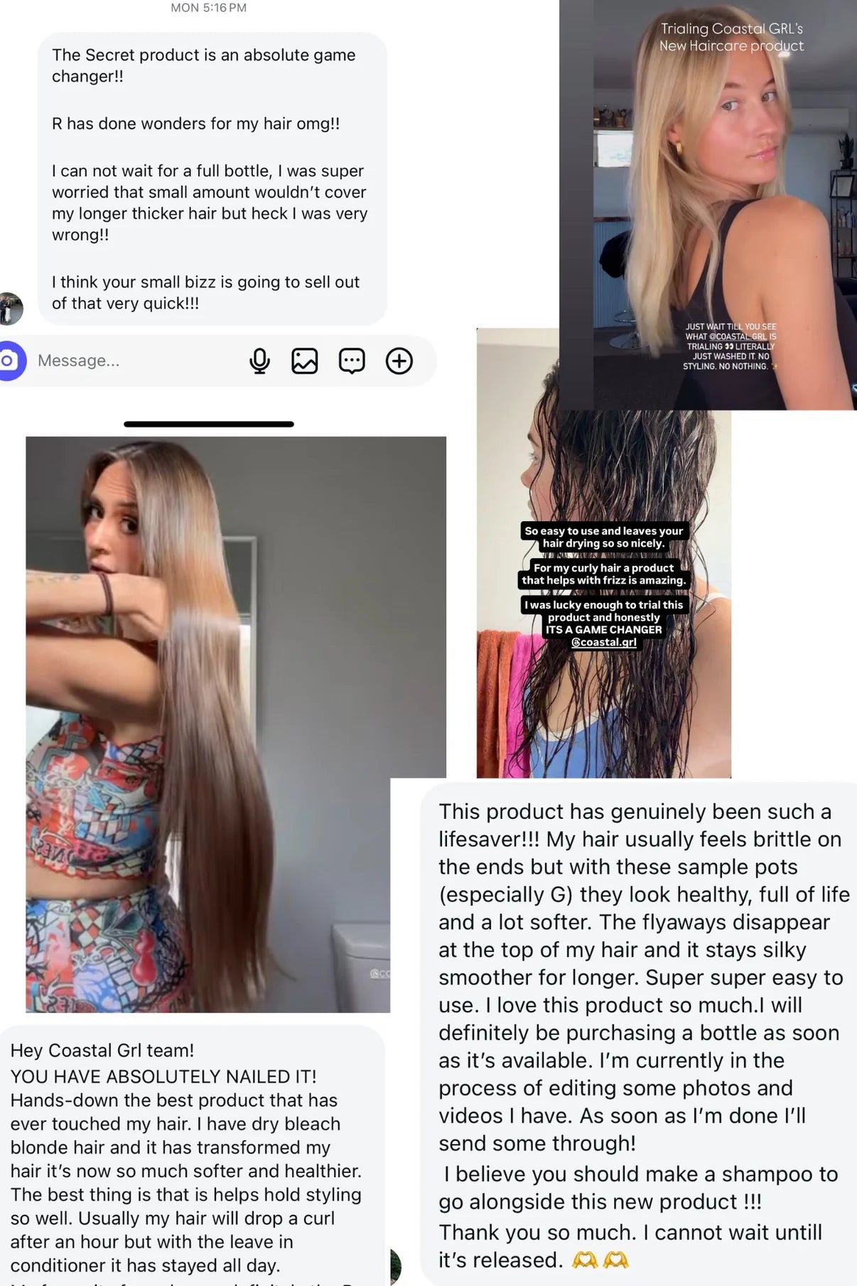 COASTAL GRL- Zero Rinse Conditioner