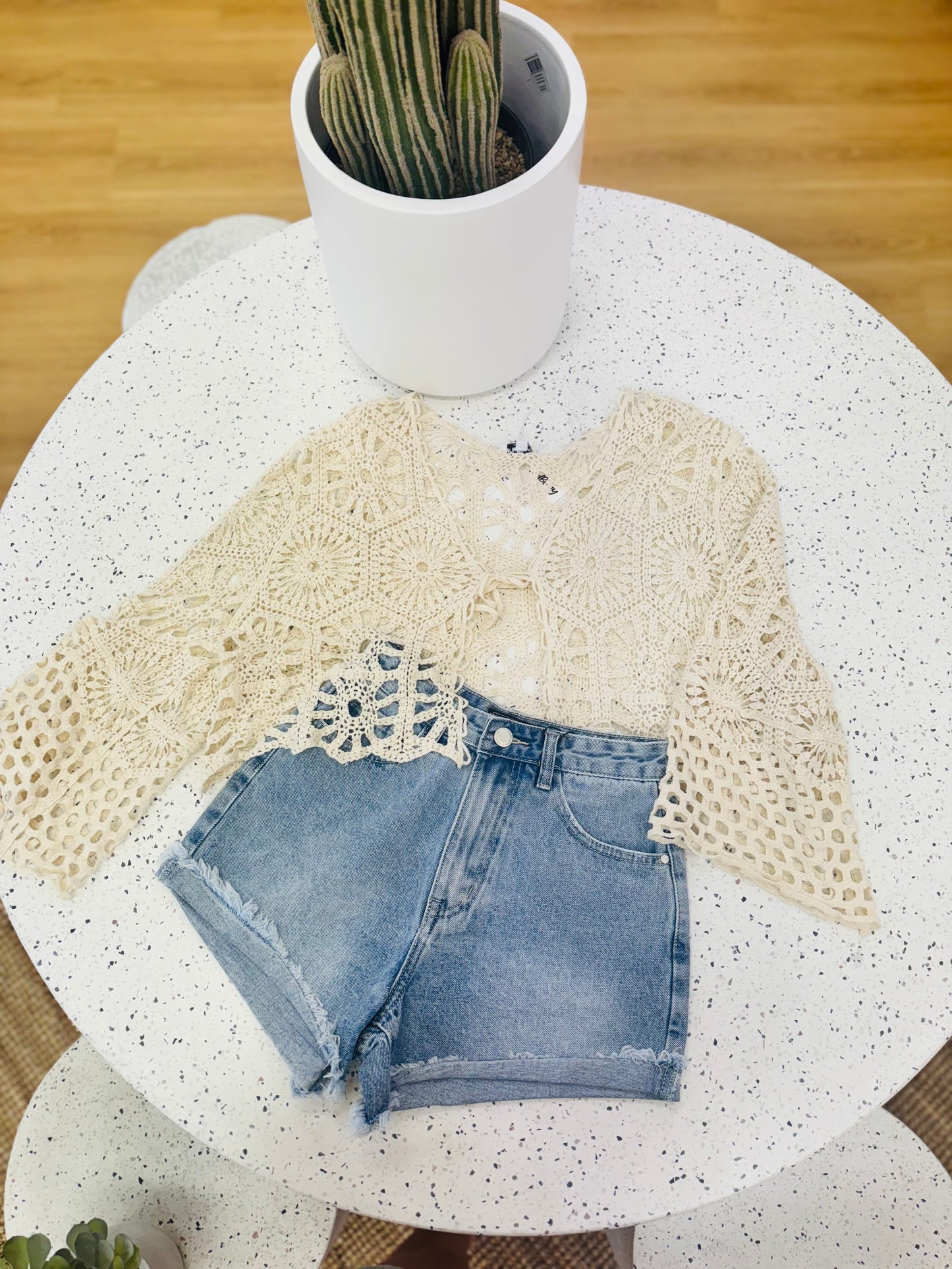 Kyla Crochet Top