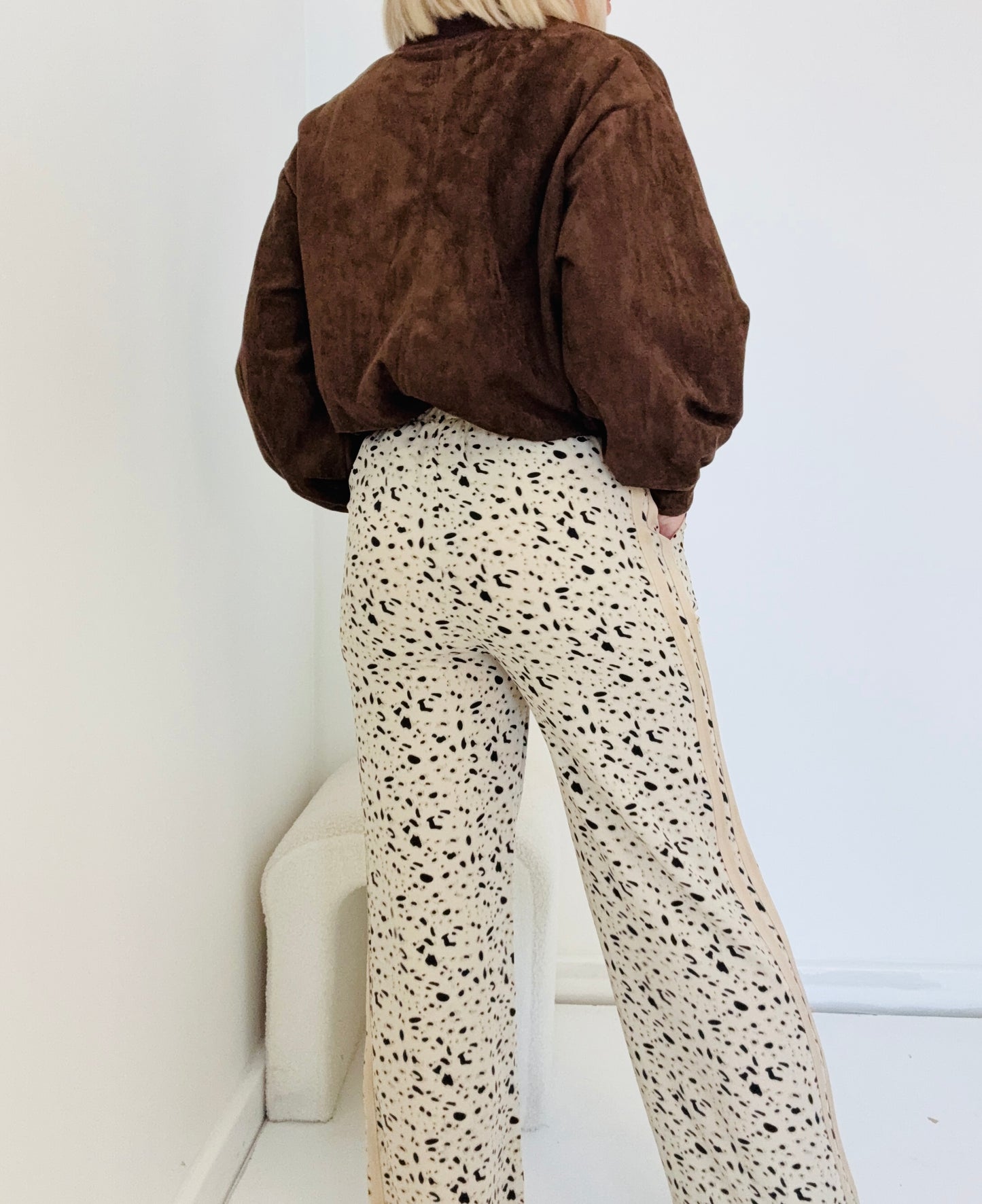 Harper Racer Pant- Cream