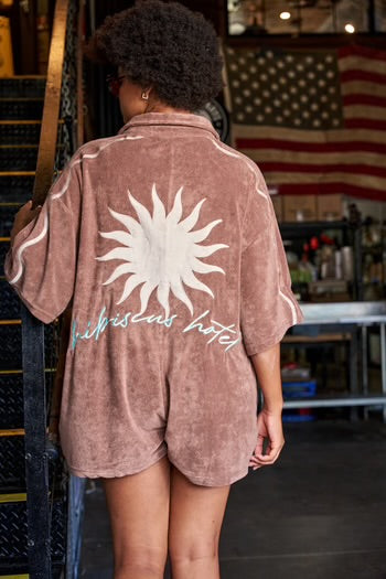 HIBISCUS HOTEL- Sundown Playsuit