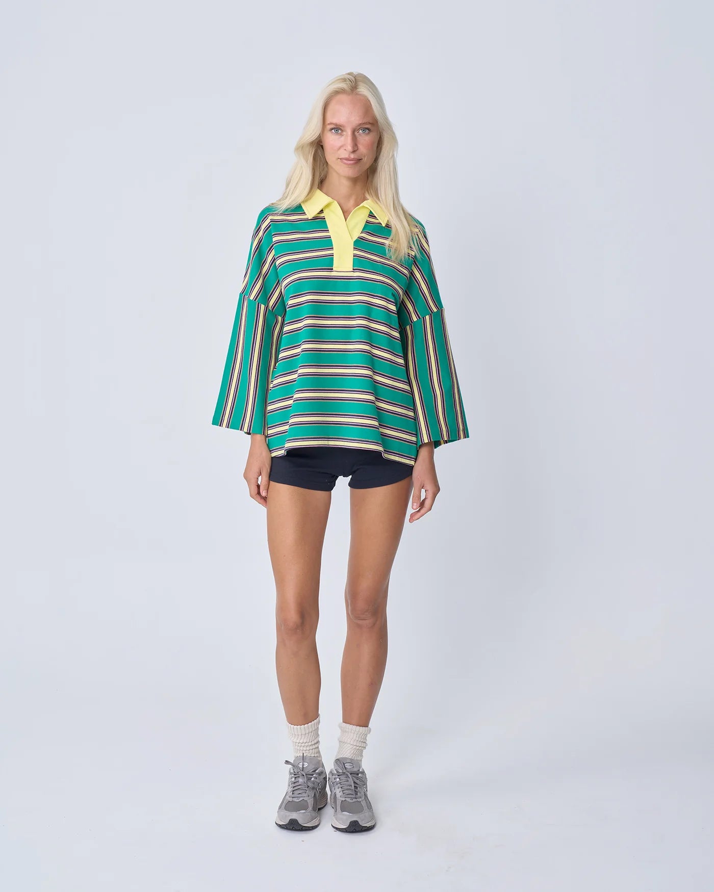 NEAR THE SEA-OVERSIZED POLO - GREEN