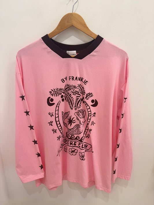 By Frankie- Lovers Club Long Sleeve- Blush