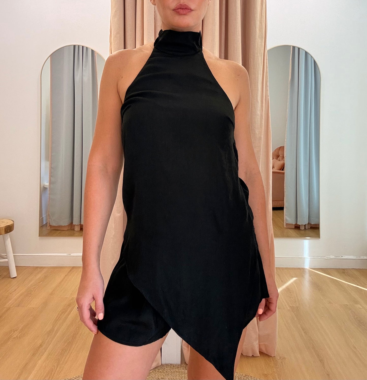 By Frankie / Hali Halter Set-Black
