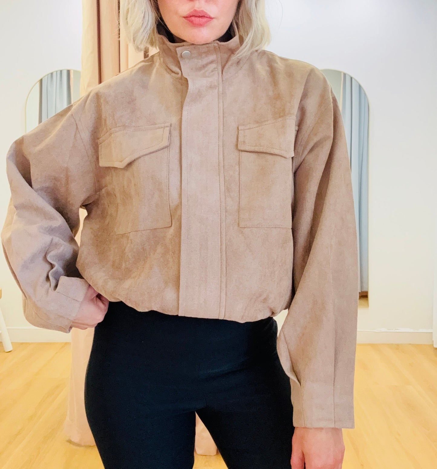 By Frankie/ Lottie Bomber-Beige