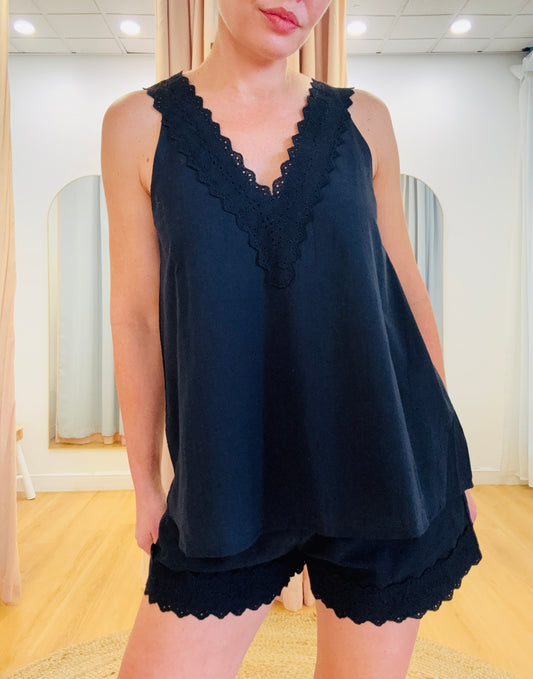 By Frankie/ Hazel Cami- Black