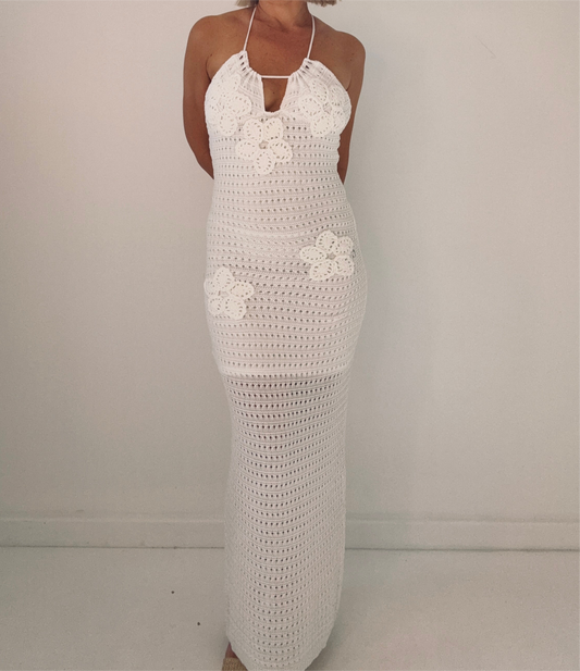Ares Maxi Dress- White
