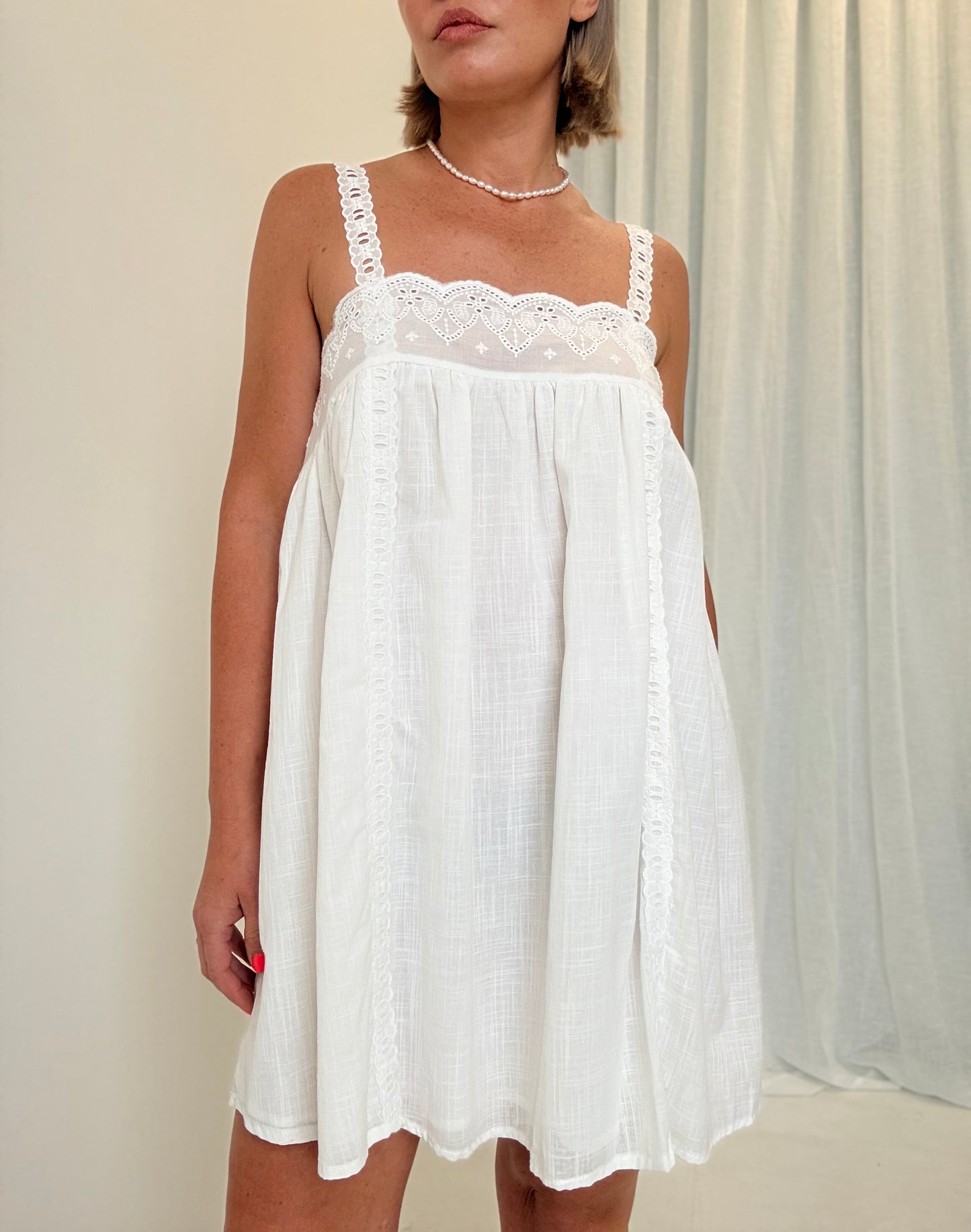 By Frankie/ Ellie Sun Dress-White