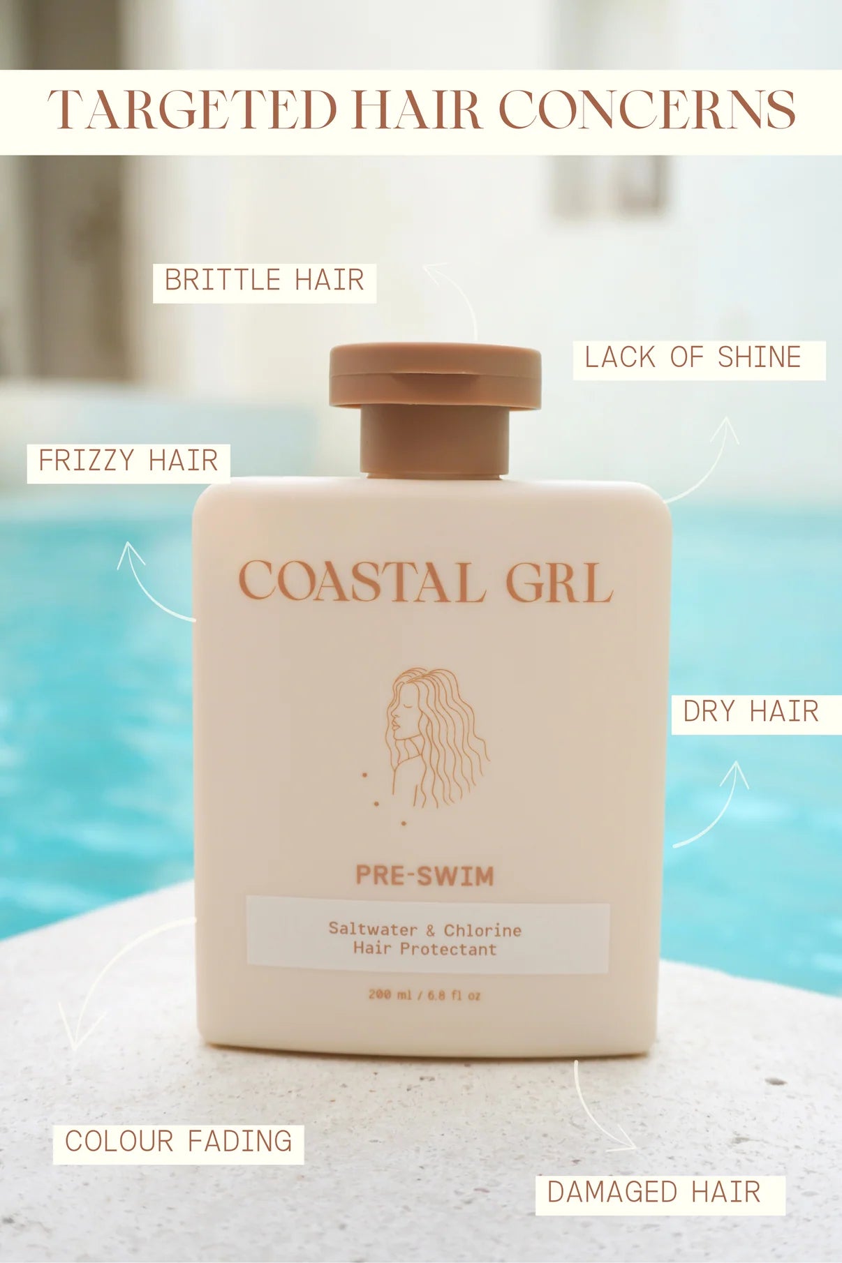 COASTAL GIRL PRE-SWIM Saltwater & Chlorine Hair Protectant