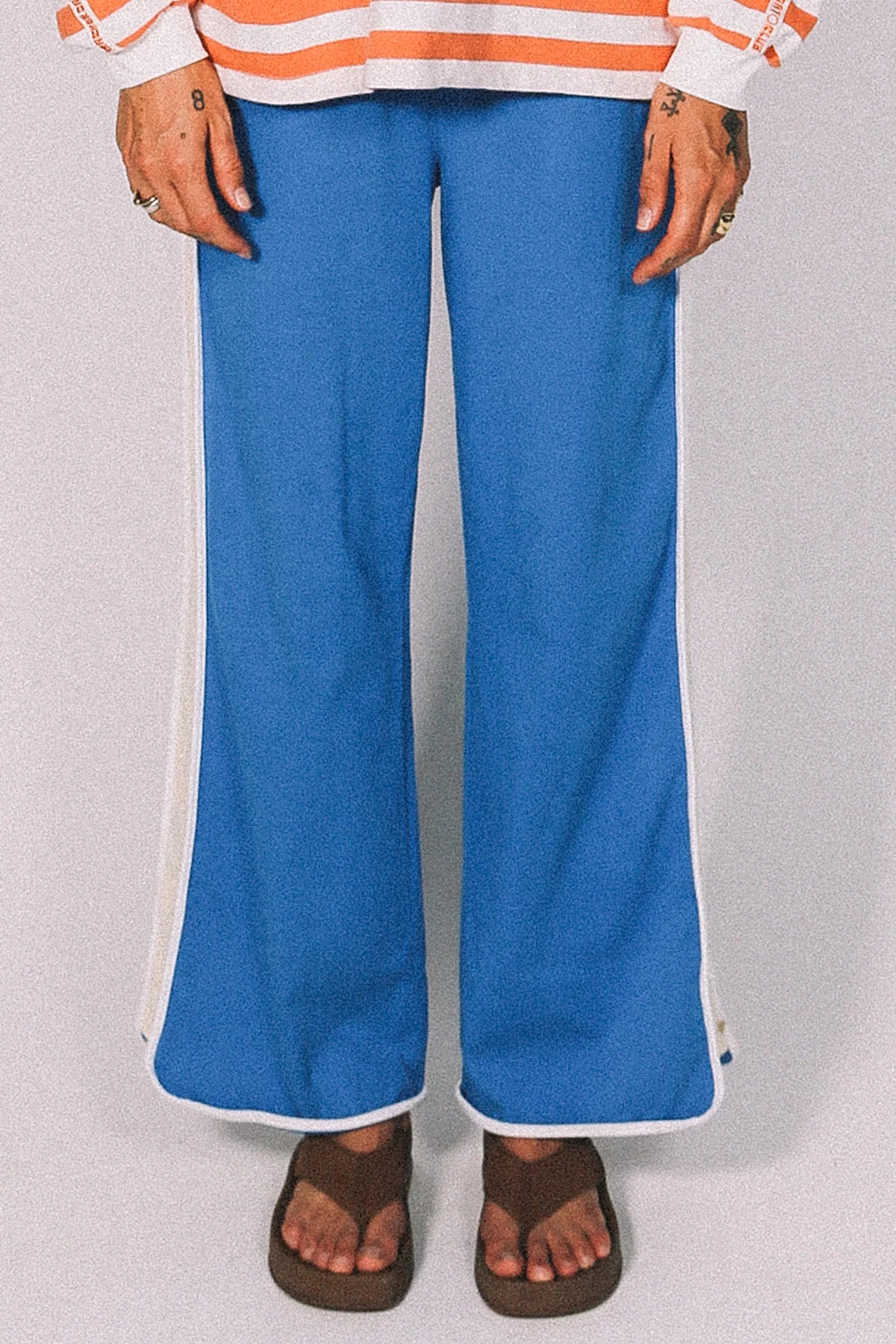 Cracker Day Club- LAZY DAY RETRO PANTS - BLUE
